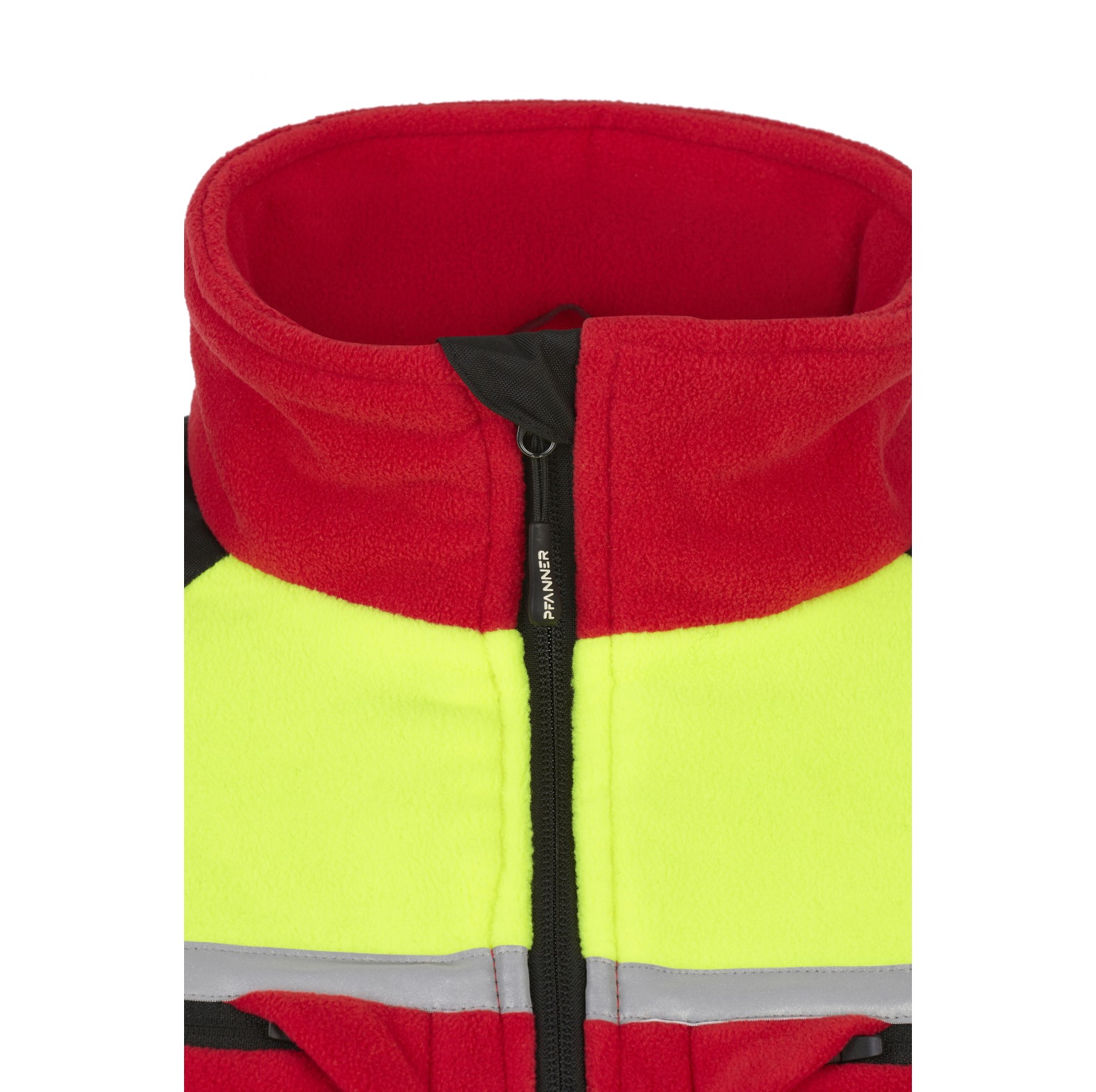 PFANNER Fleecejacke Jobby Colour Rot/Neongelb - bei KOX online bestellen | XX76166