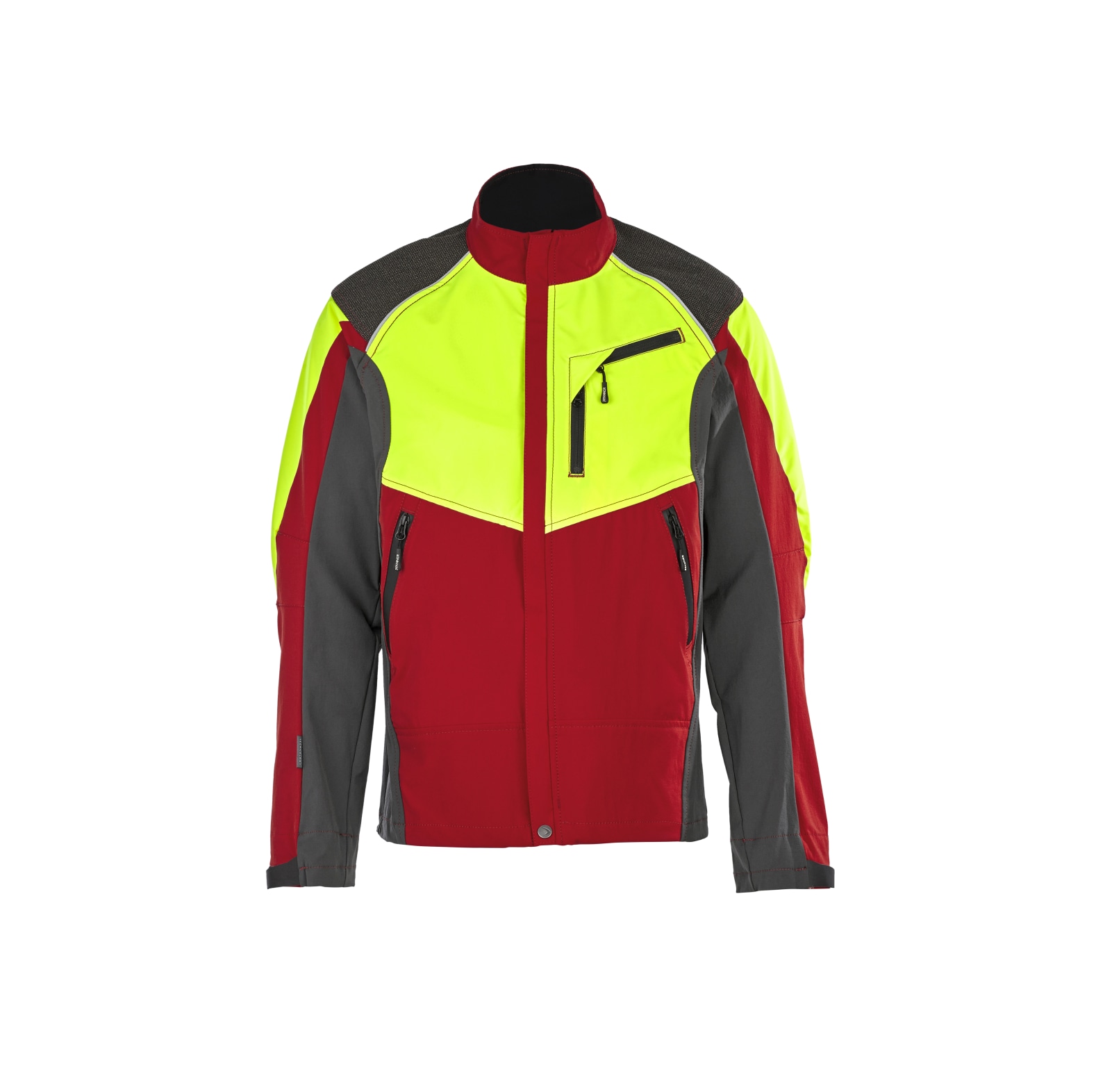 PFANNER Ventilation Forstjacke Rot/Neongelb - bei KOX online bestellen | XX76167