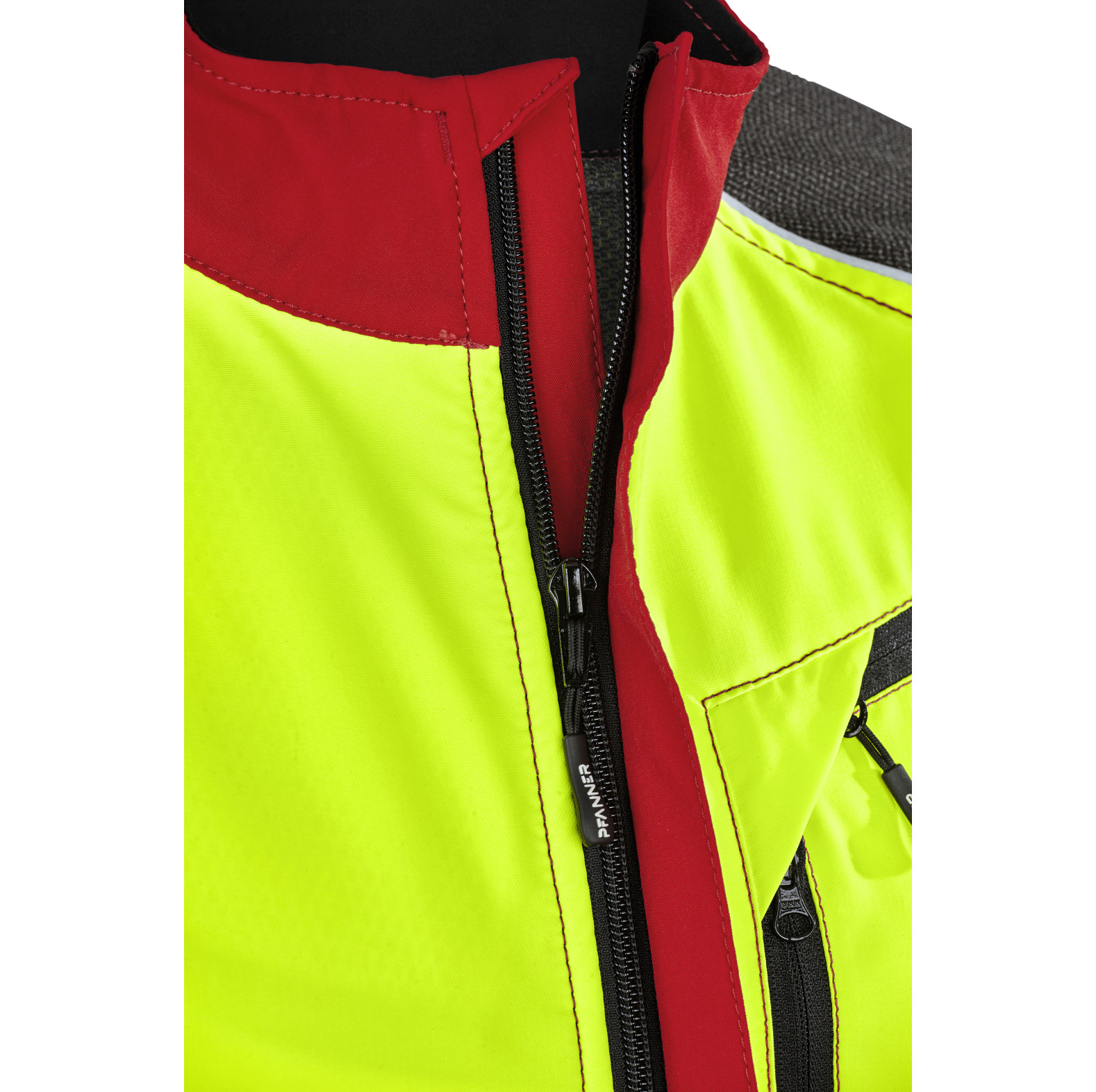 PFANNER Ventilation Forstjacke Rot/Neongelb - bei KOX online bestellen | XX76167