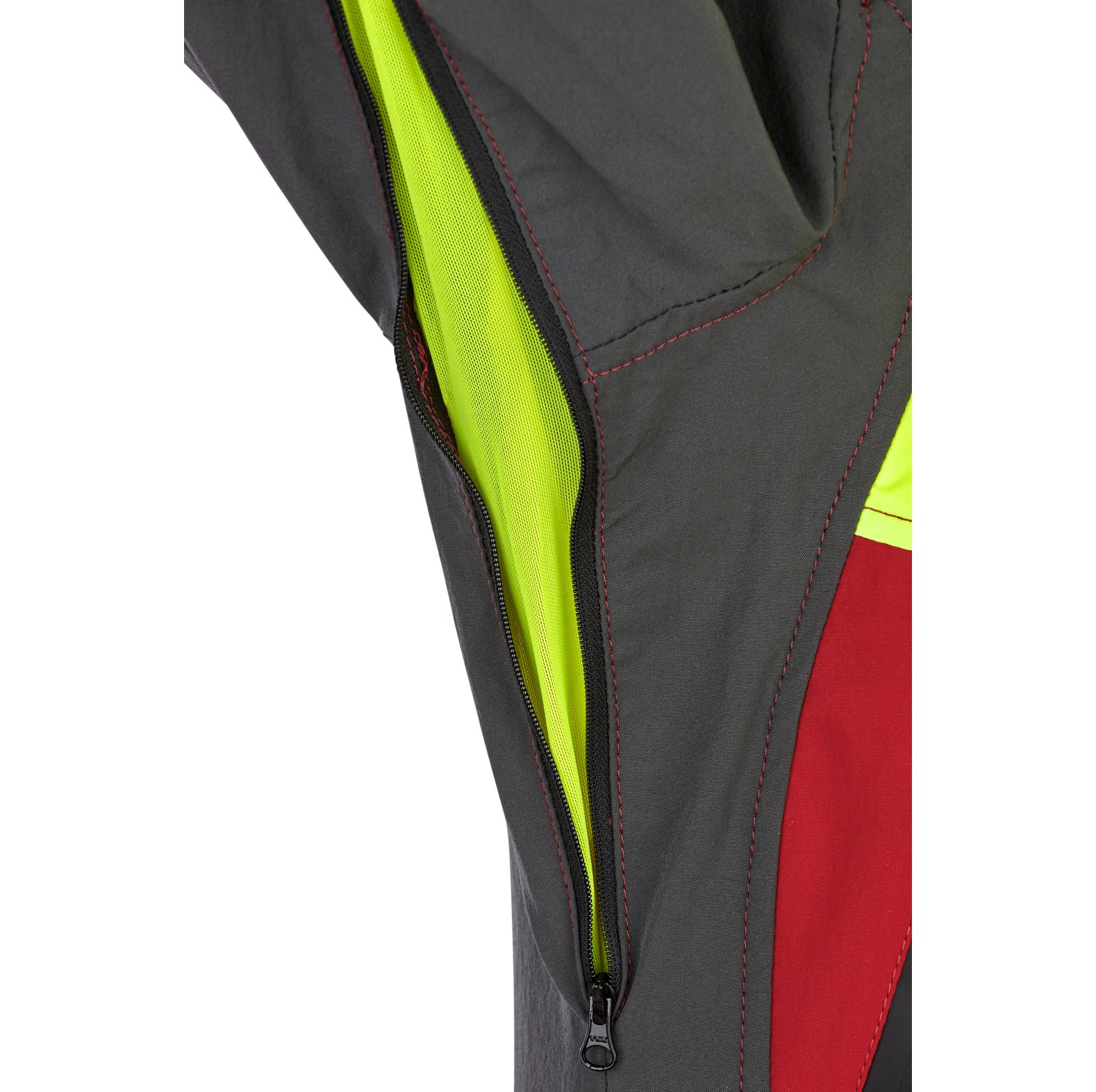 PFANNER Ventilation Forstjacke Rot/Neongelb - bei KOX online bestellen | XX76167