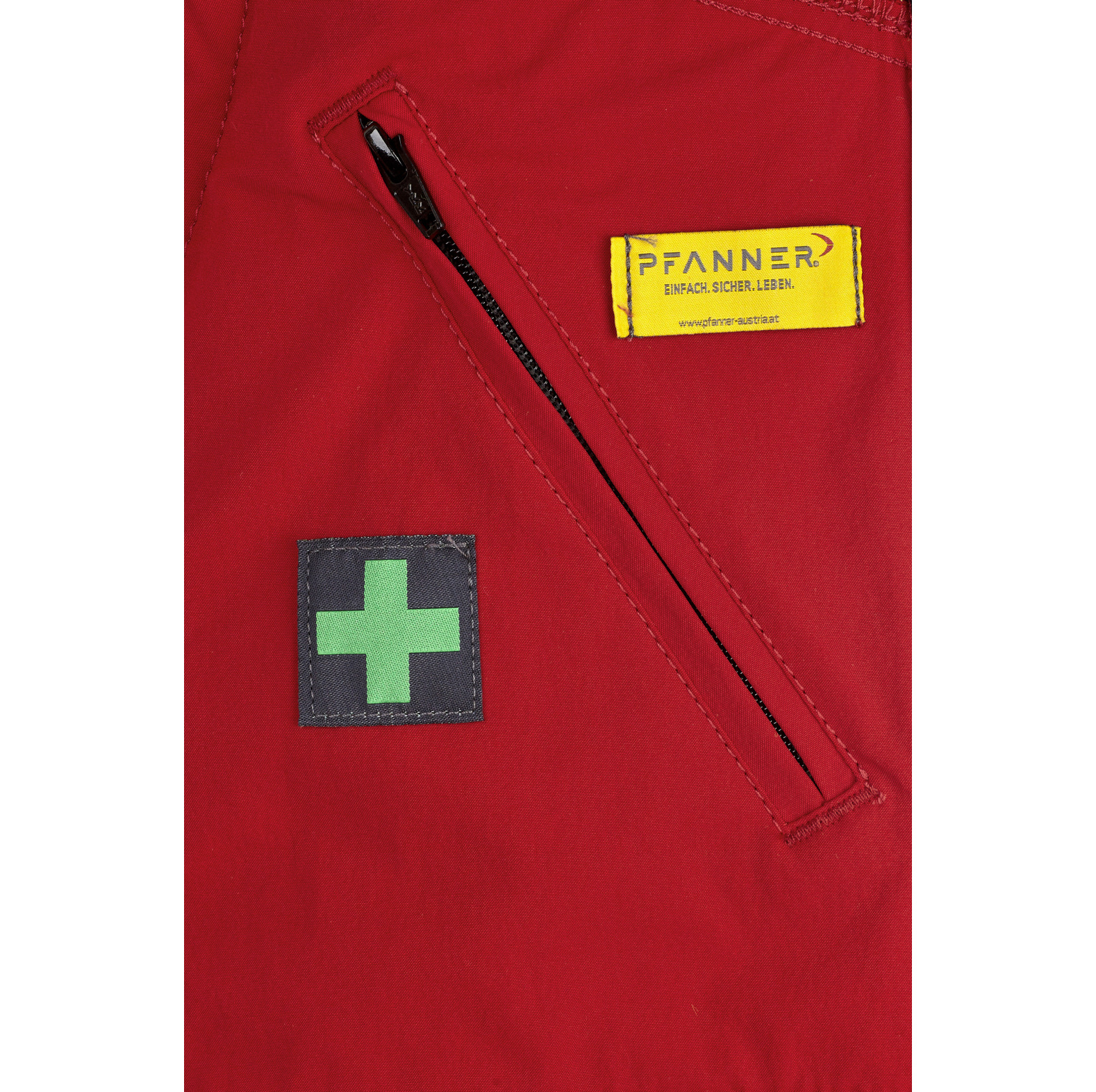 PFANNER Ventilation Forstjacke Rot/Neongelb - bei KOX online bestellen | XX76167