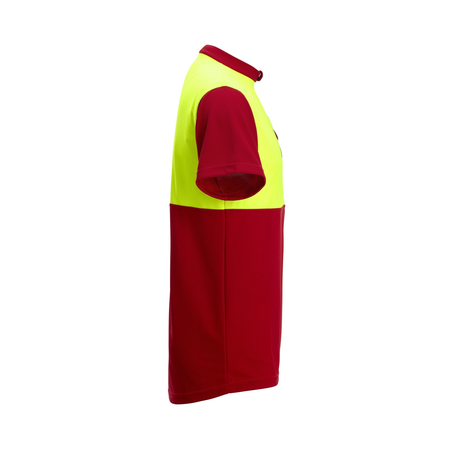 PFANNER Funktionsshirt Zipp Neck Kurzarm Rot/Neongelb - bei KOX online bestellen | XX77199