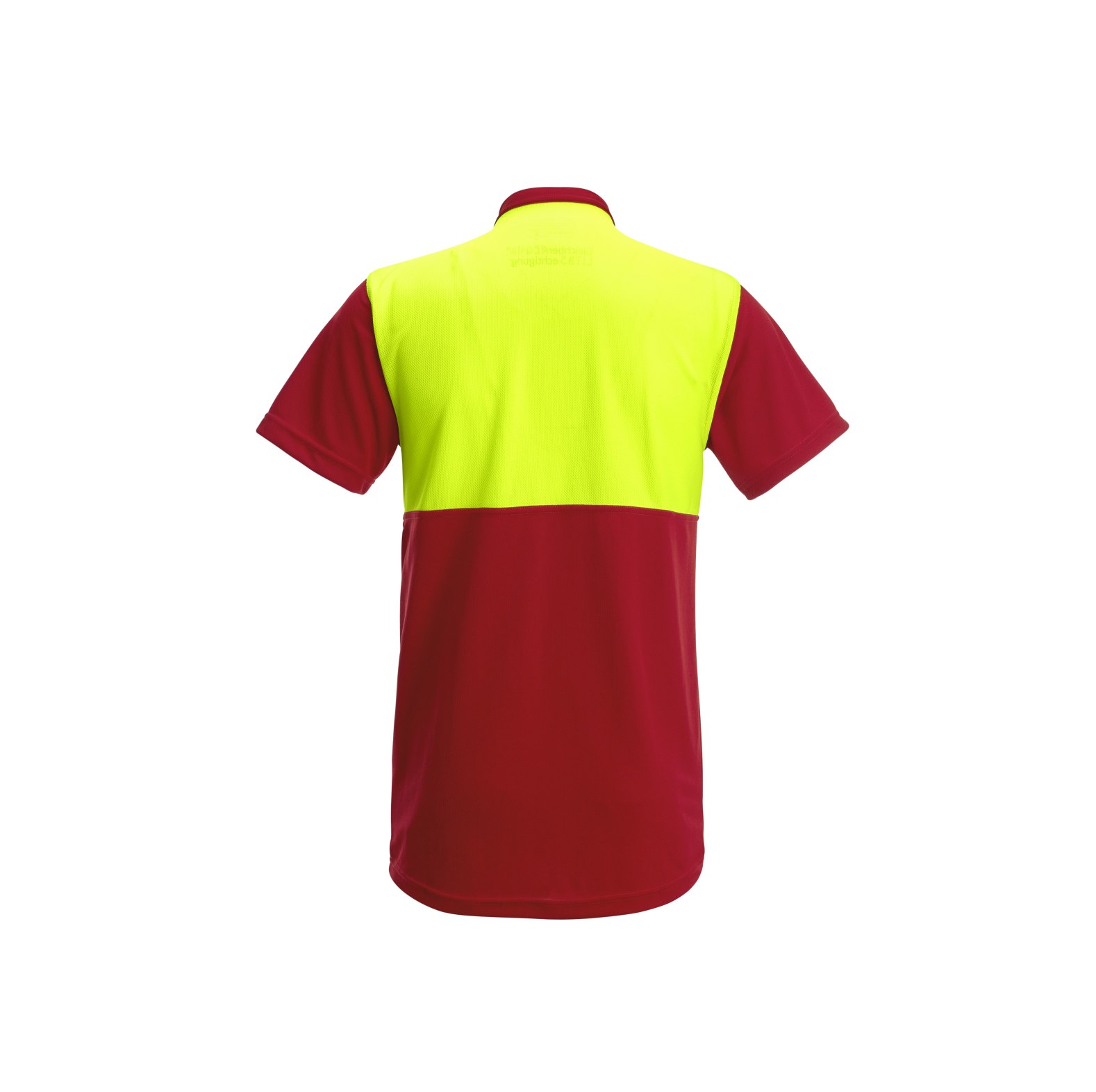 PFANNER Funktionsshirt Zipp Neck Kurzarm Rot/Neongelb - bei KOX online bestellen | XX77199