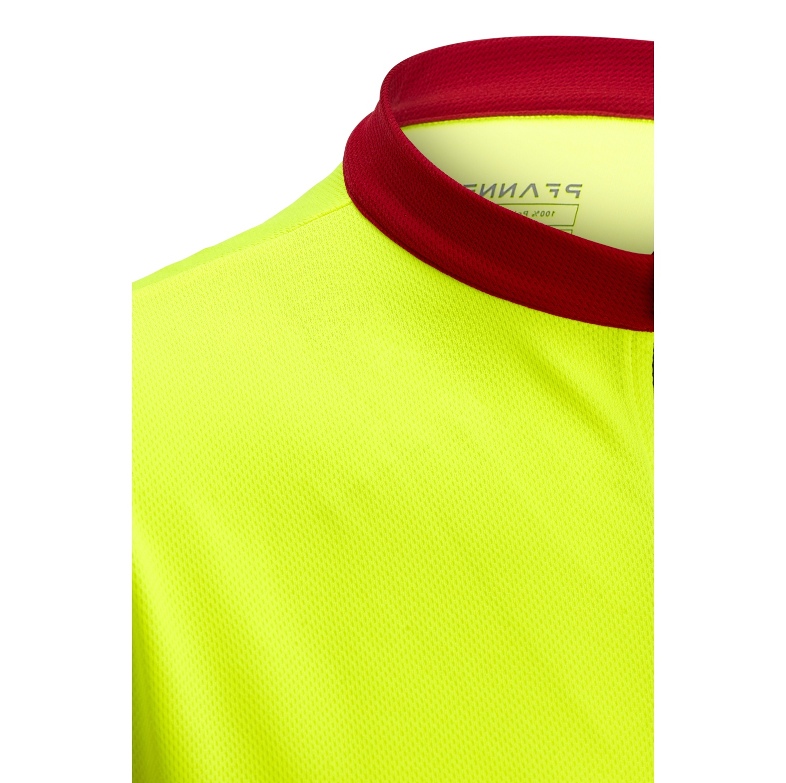 PFANNER Funktionsshirt Zipp Neck Kurzarm Rot/Neongelb - bei KOX online bestellen | XX77199
