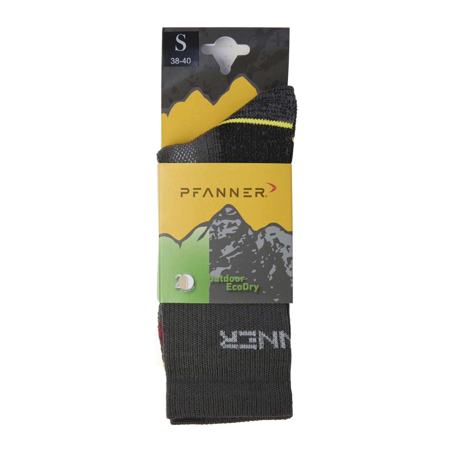 PFANNER Funktionssocken Outdoor EcoDry Grau - bei KOX online bestellen | XX77316
