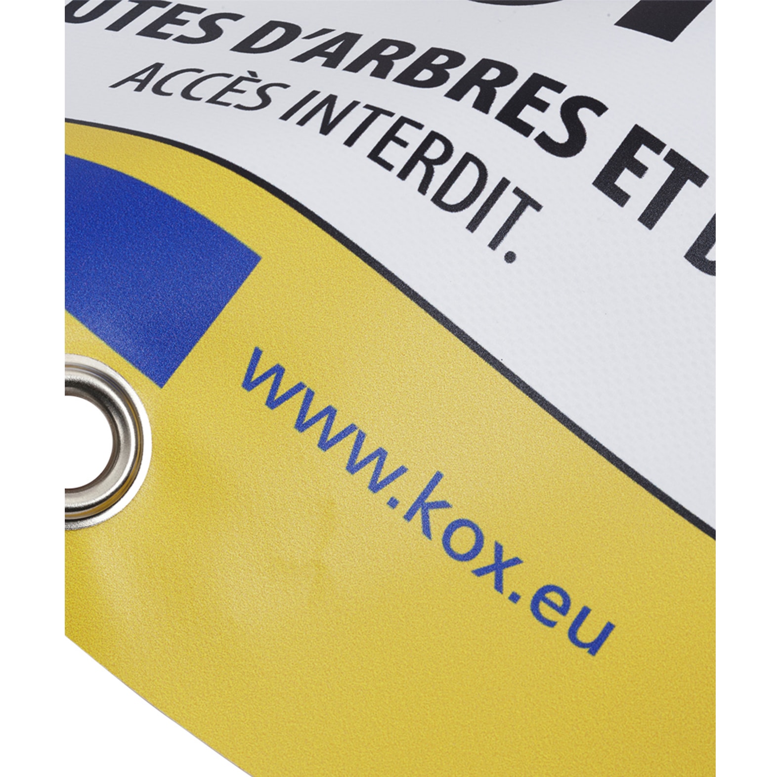 KOX Bche de signalisation/barrage chutes darbres et de branches - commander en ligne chez KOX | XX9734-FR