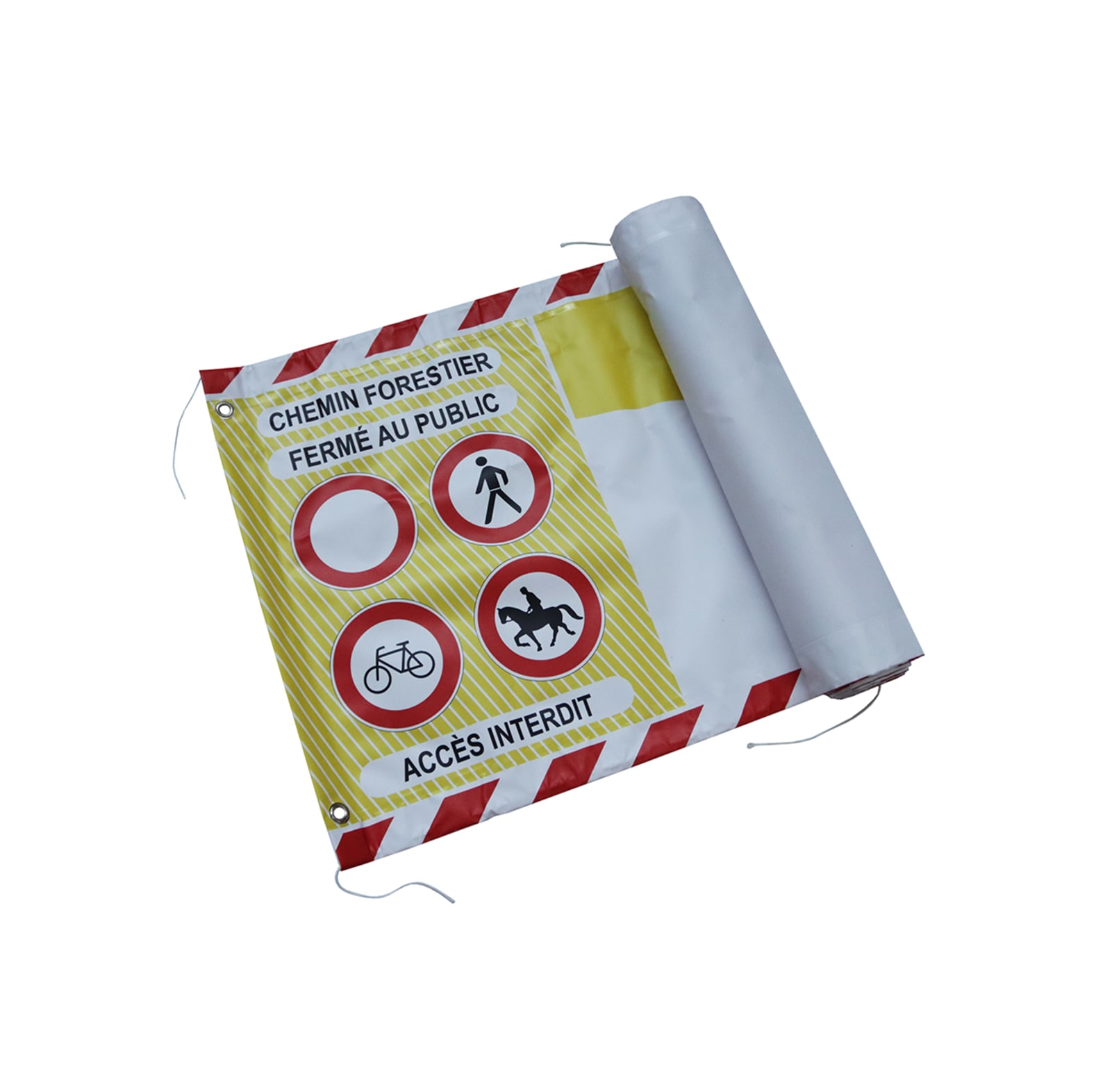 Bannire d’avertissement/de dlimitation KOX FR  Stop ! Abattage d’arbres ! Danger de mort !  - commander en ligne chez KOX | XX9772-FR