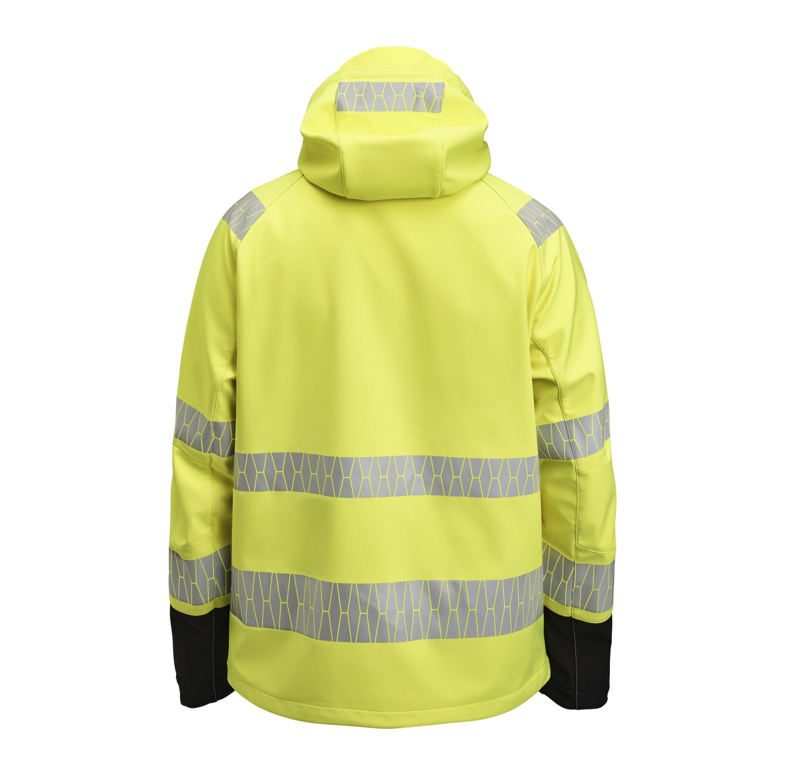 Jobman HiVis-softshelljas 1376 geel/zwart - bij KOX online bestellen | XXJB1376G