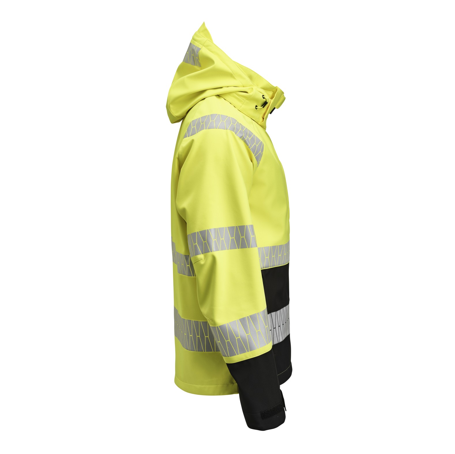 Jobman HiVis-softshelljas 1376 geel/zwart - bij KOX online bestellen | XXJB1376G