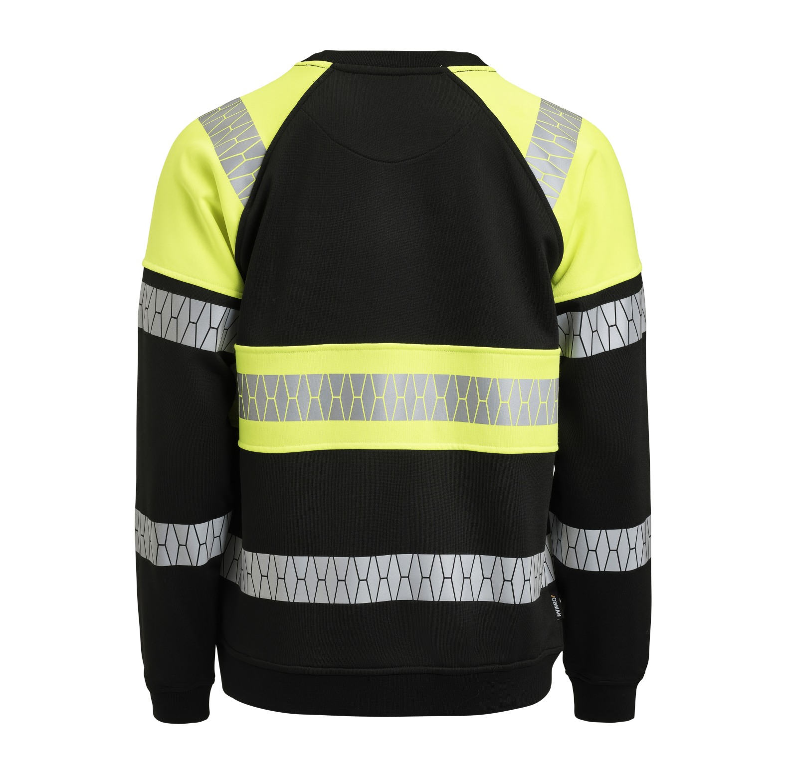 Jobman HiVis-sweatshirt 5224 zwart/geel - bij KOX online bestellen | XXJB5224G