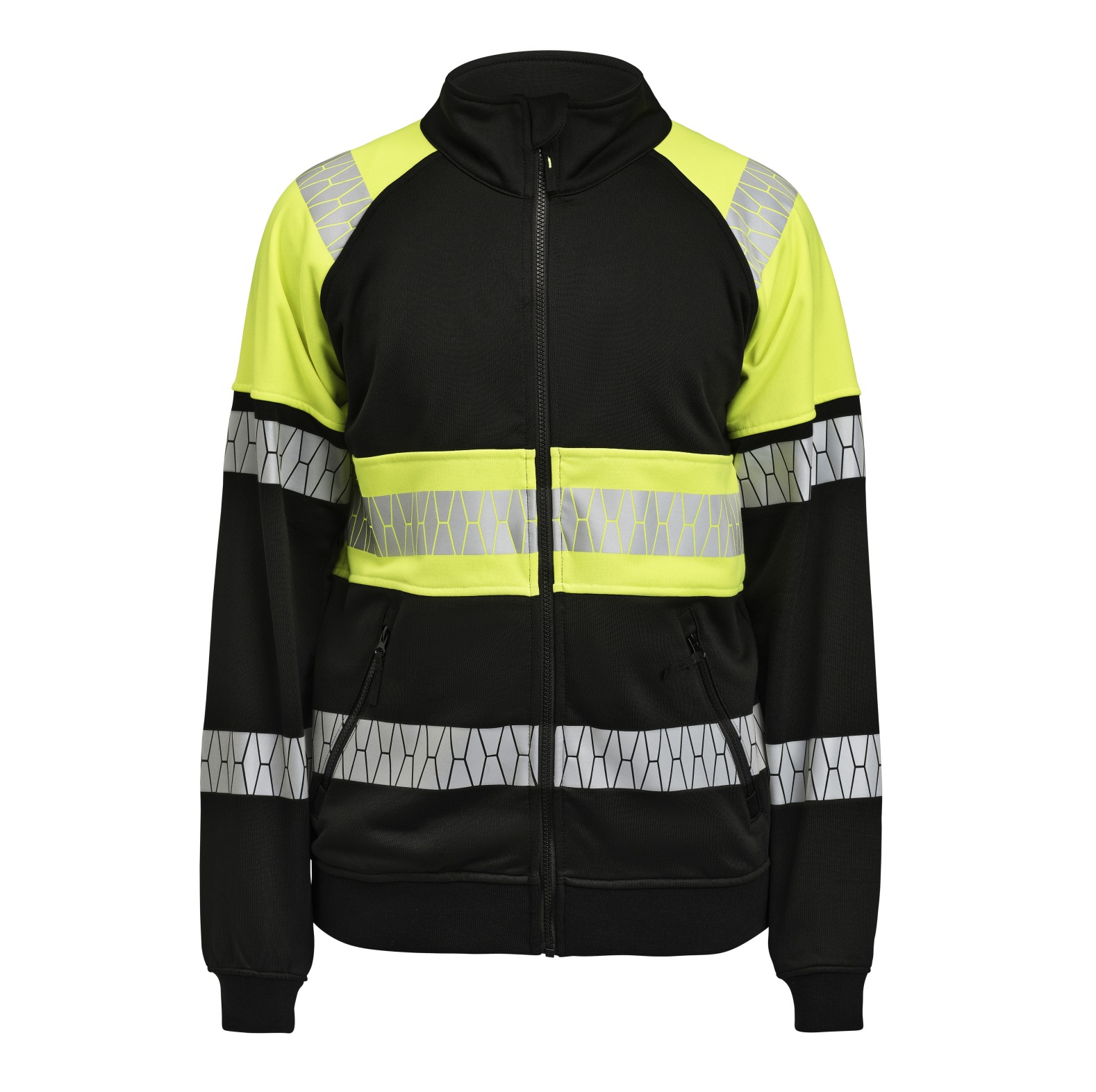 Jobman HiVis-sweatvest 5225 zwart/geel - bij KOX online bestellen | XXJB5225G