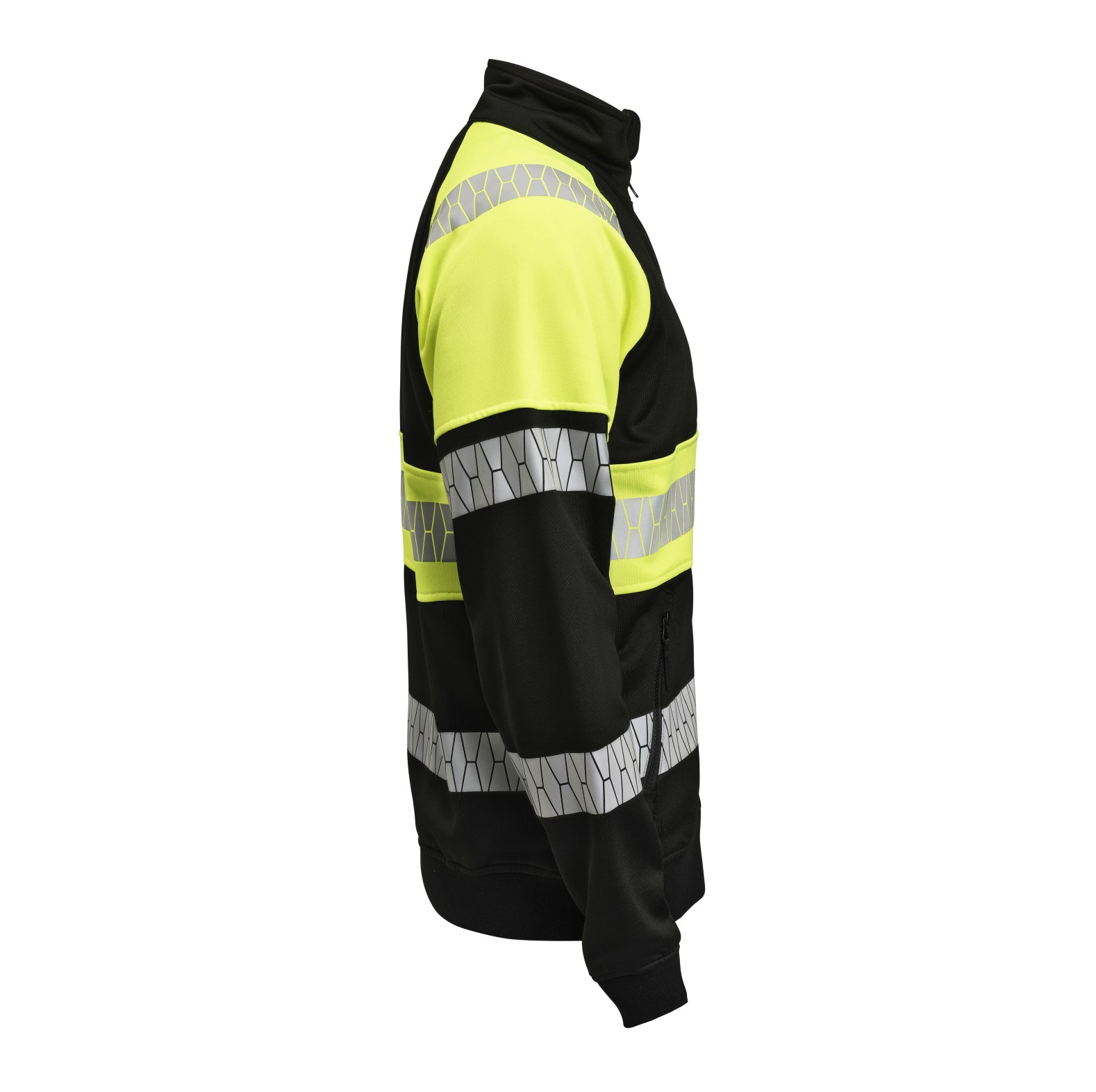 Jobman HiVis-sweatvest 5225 zwart/geel - bij KOX online bestellen | XXJB5225G