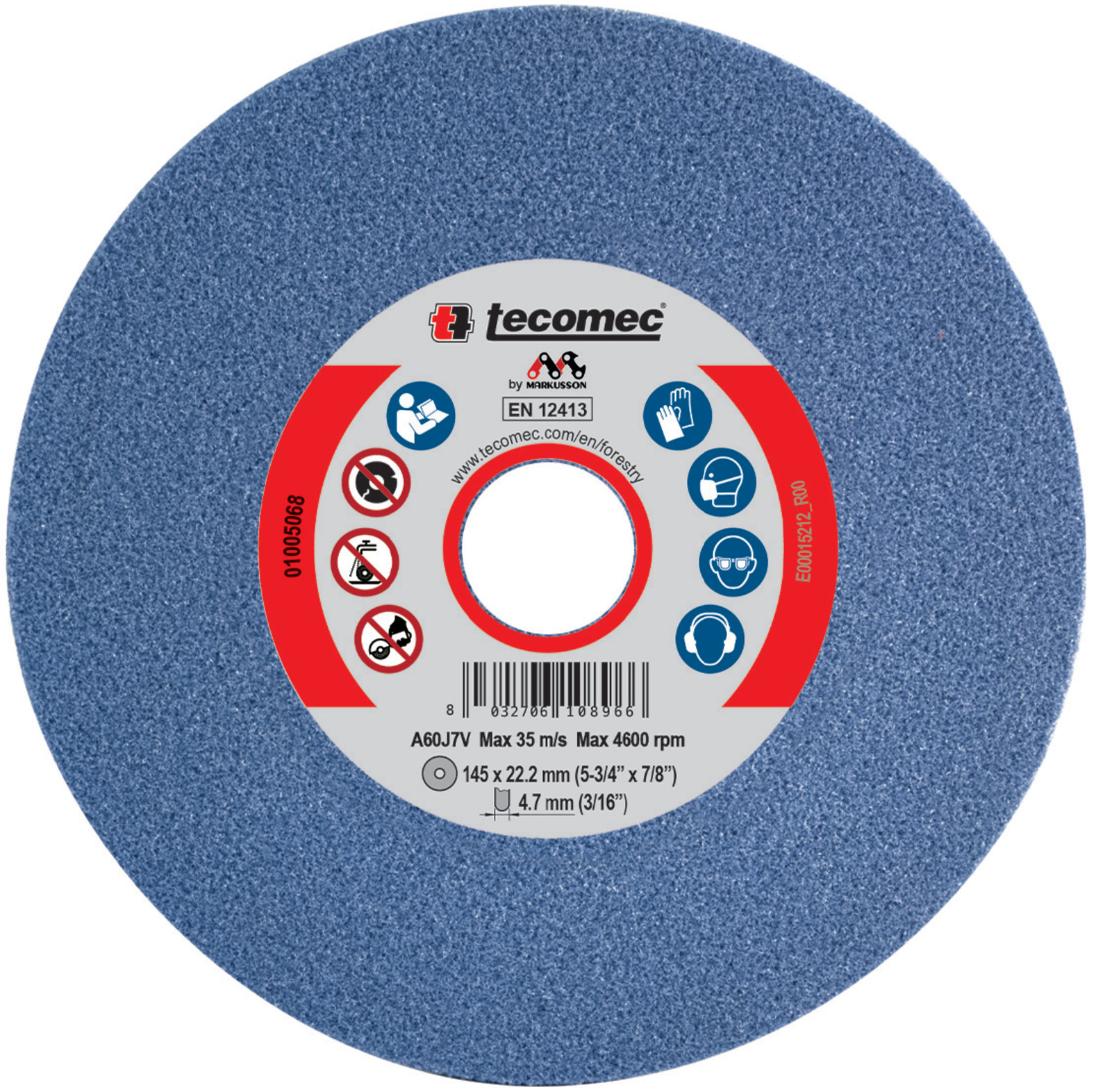 Tecomec slijpschijf 4,7mm voor takzaagkettingen 1/4" - bij KOX online bestellen | XXK00204093