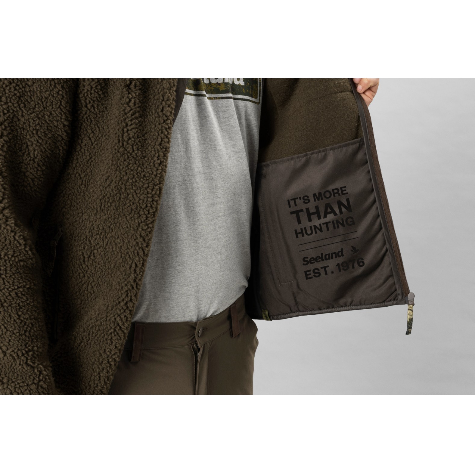 Seeland Fleecejacke Zephyr Grizzly Brown - bei KOX online bestellen | XXSL2641022
