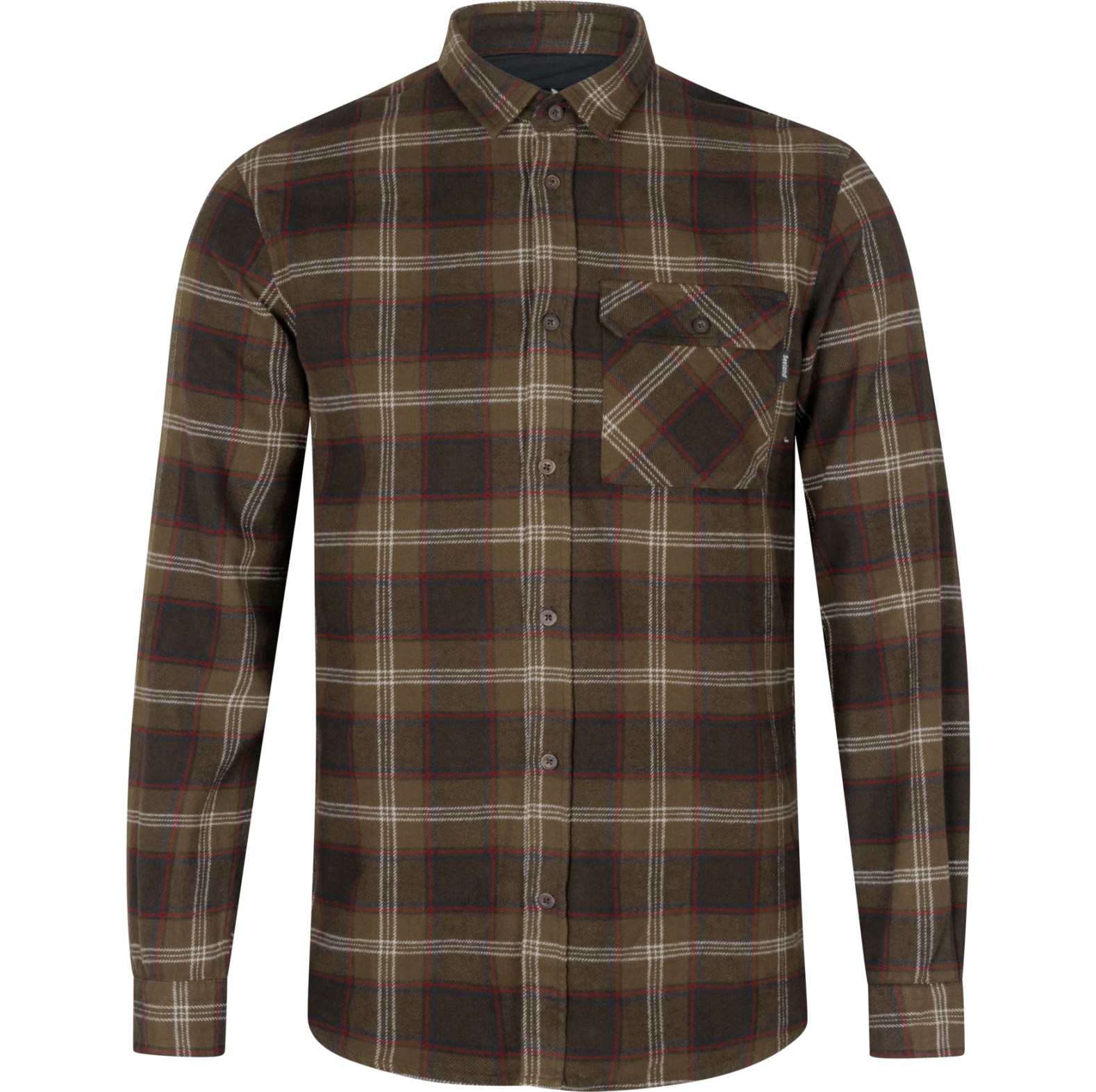 Seeland Flanellhemd Glen Pine Green Check - bei KOX online bestellen | XXSL3028003 