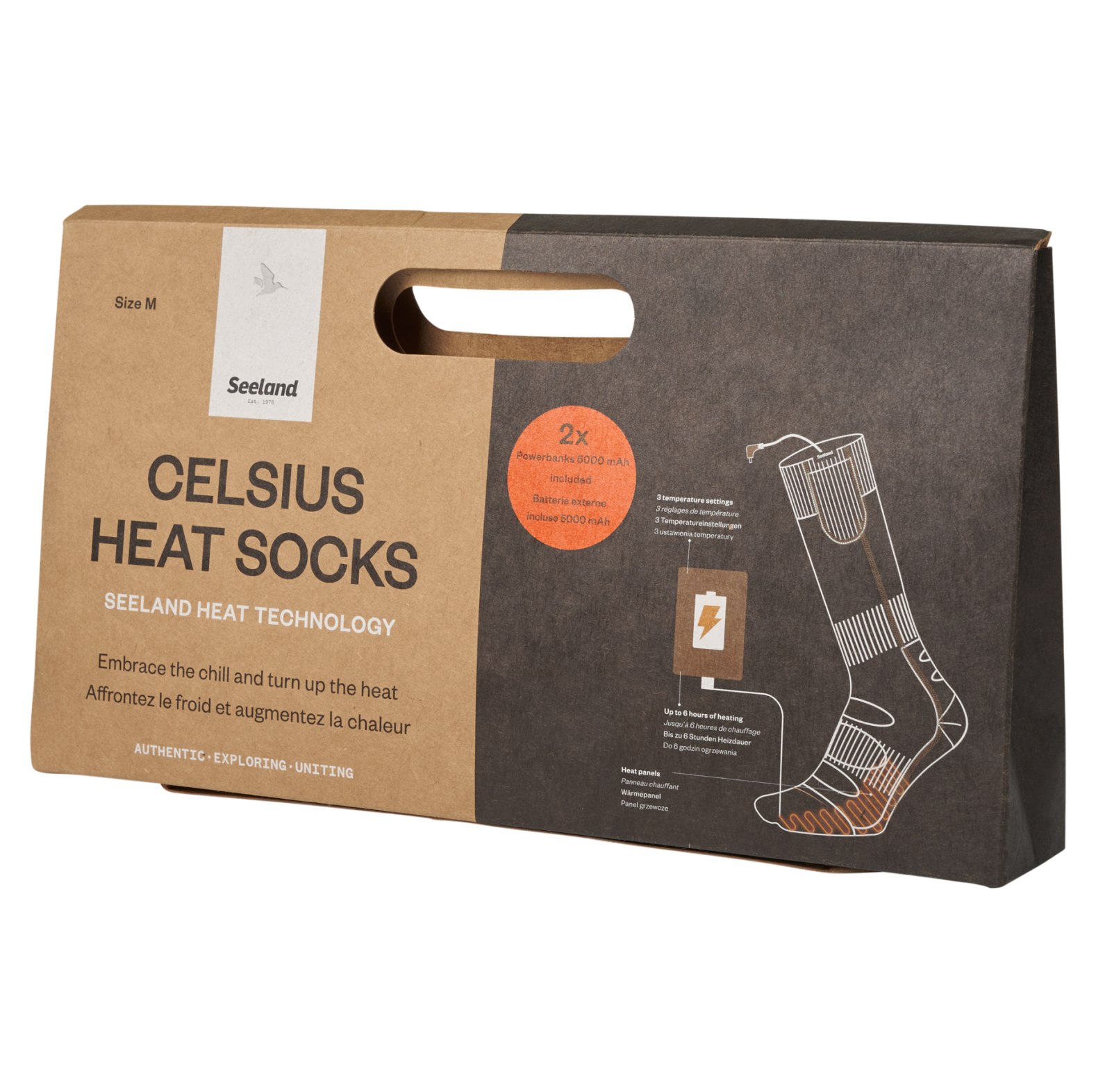 Seeland beheizbare Jagdsocken Celsius Heat Pine Green Melange Gr��e 43 - bei KOX online bestellen | XXSL6490015-43