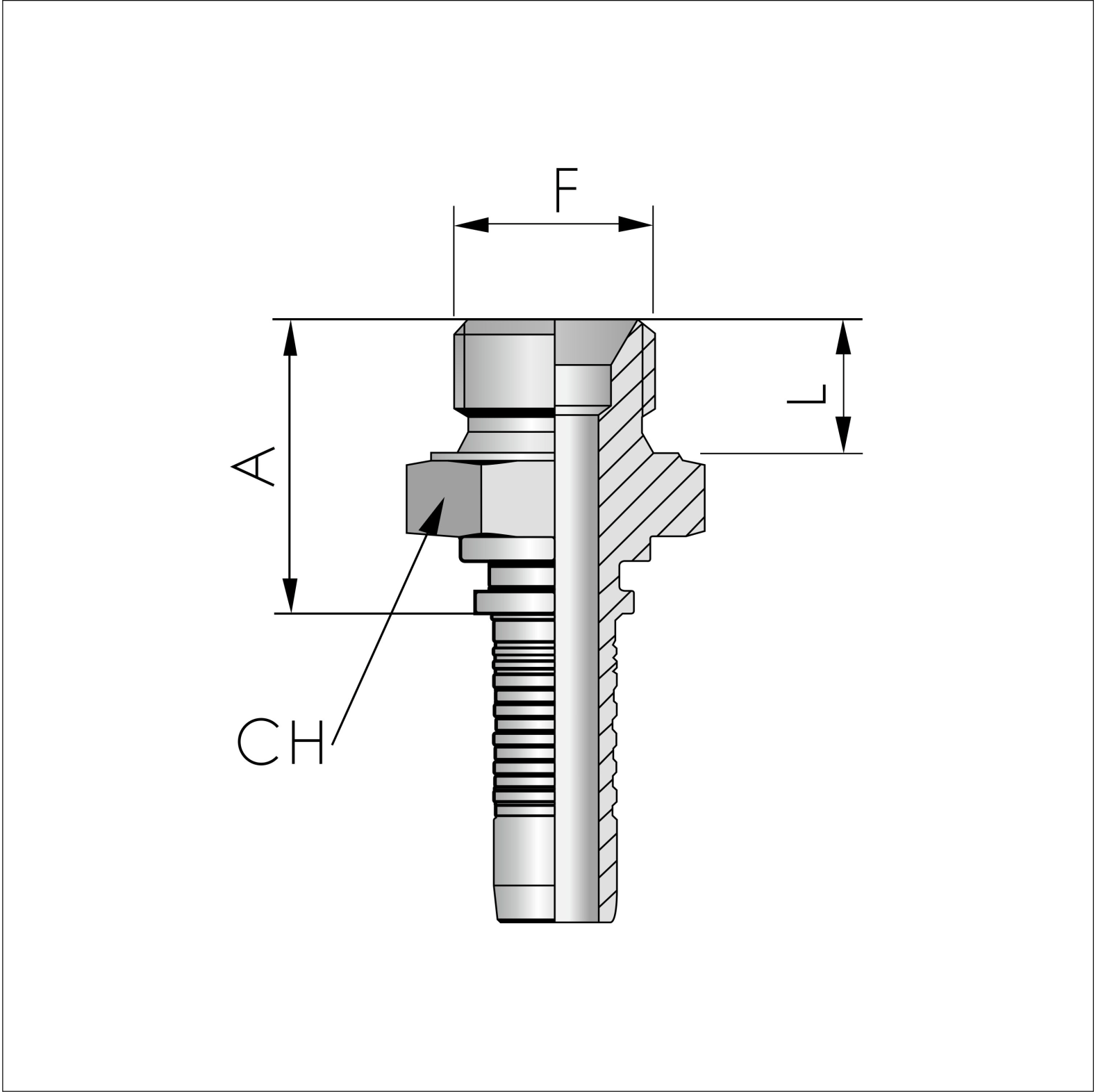  Raccord  sertir BSP FB Hydraulic - commander en ligne chez KOX | XXST4031-0000 