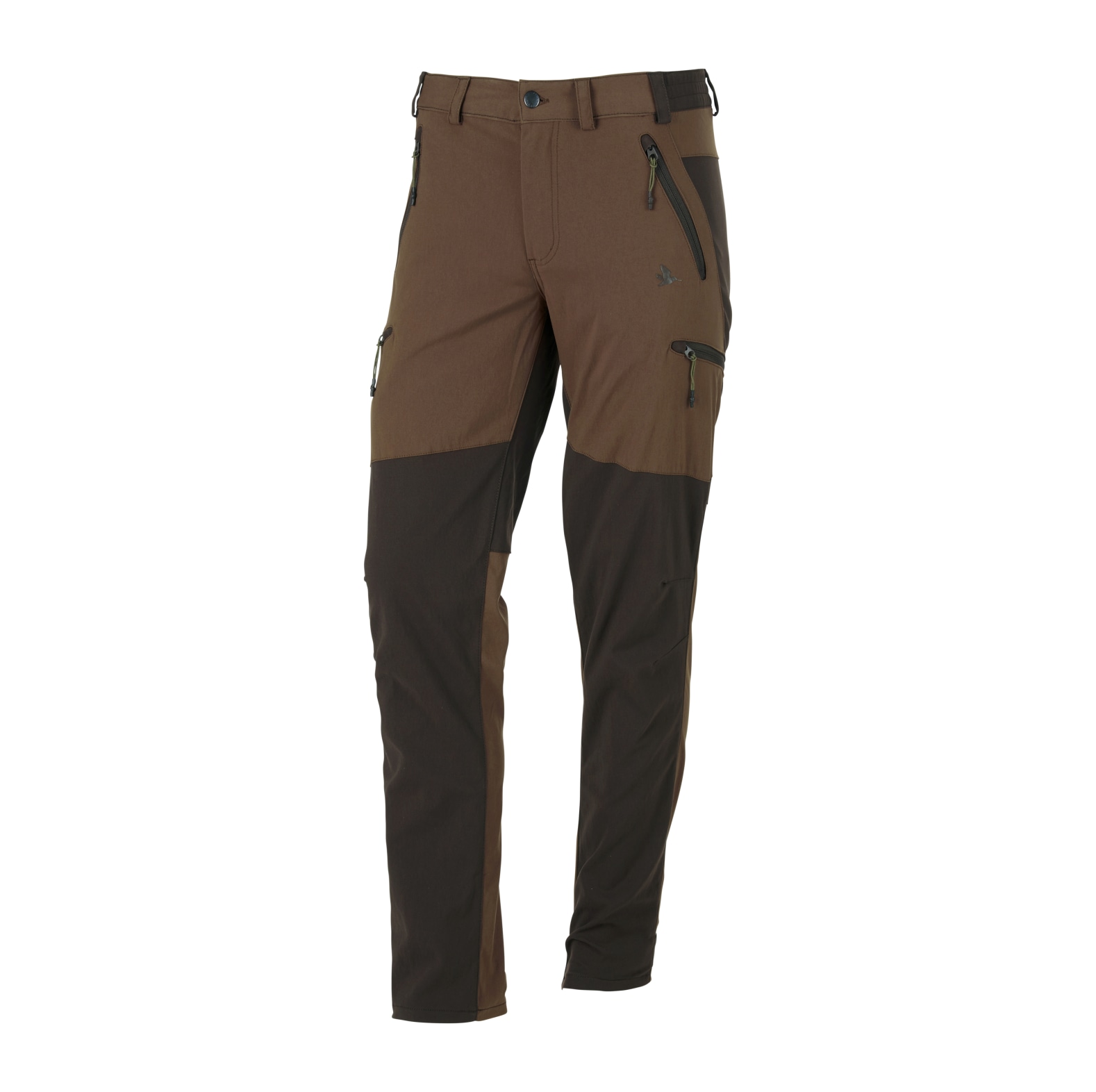  Pantalon de plein air stretch Seeland pine green / marron fonc - commander en ligne chez KOX | XXSL1112317 