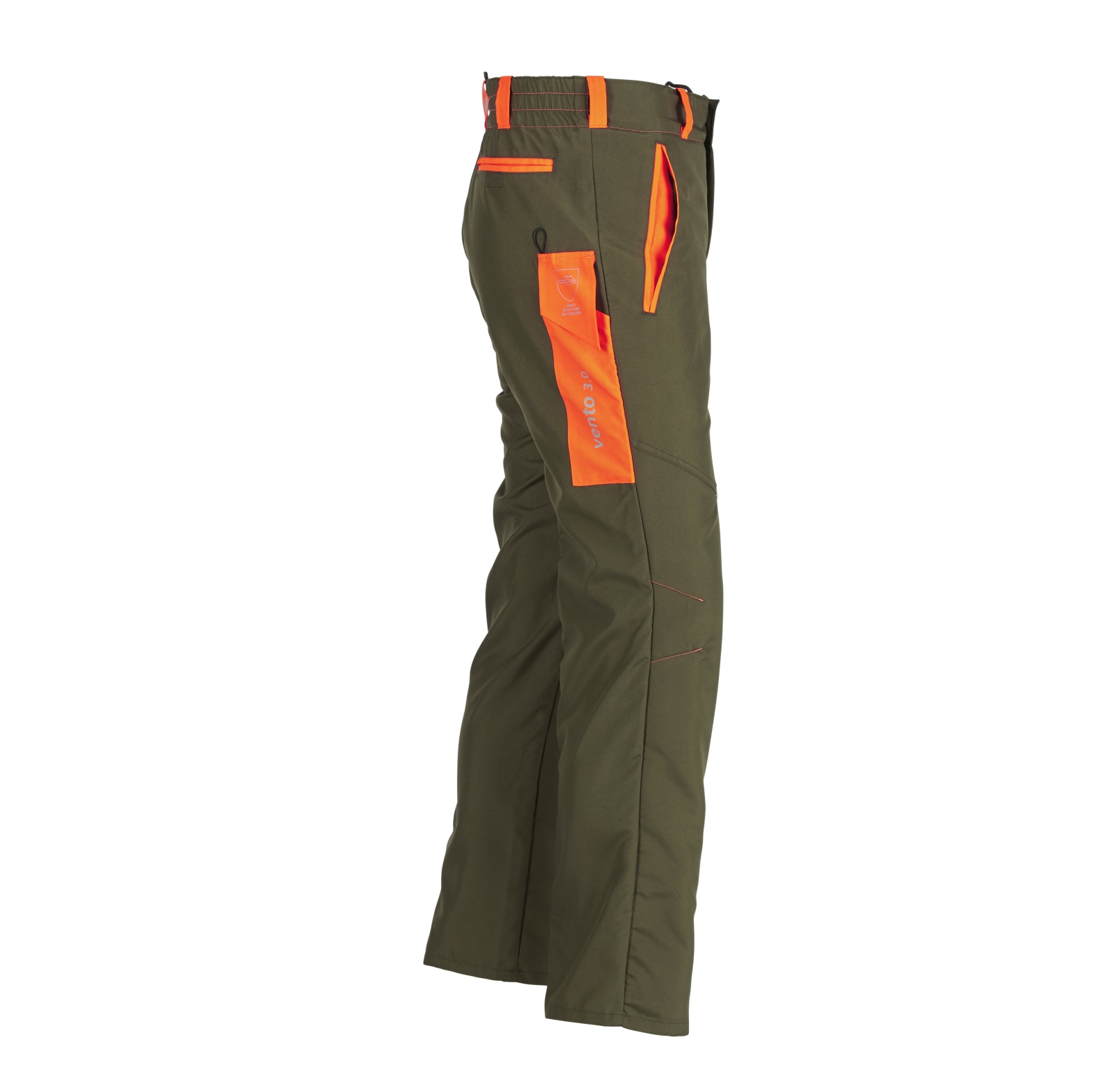 KOX snijbeschermingsbroek Vento 3.0 groen/oranje - bij KOX online bestellen | XX71227