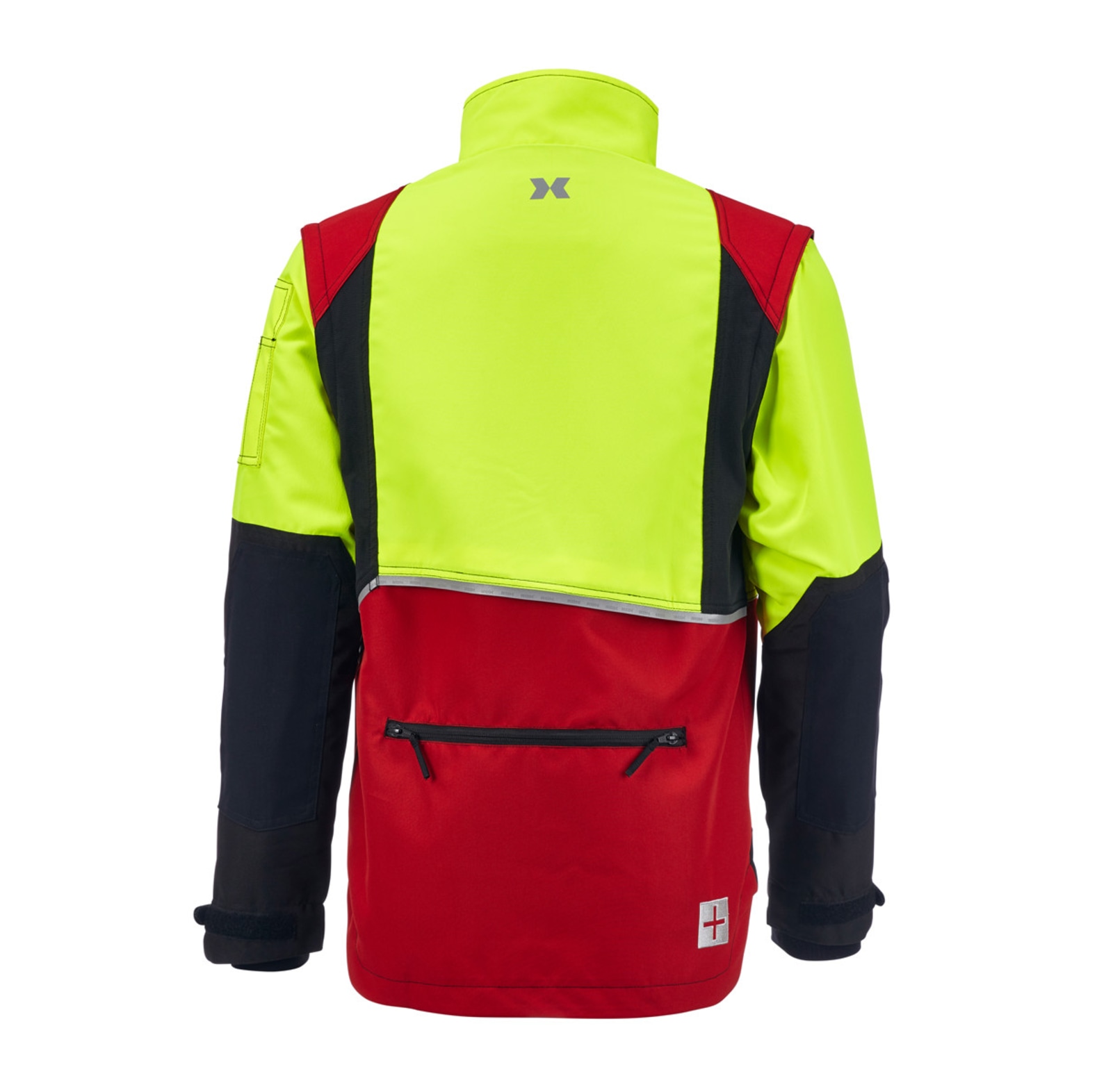 KOX bosbouwjas Transform rood/geel - bij KOX online bestellen | XX71431