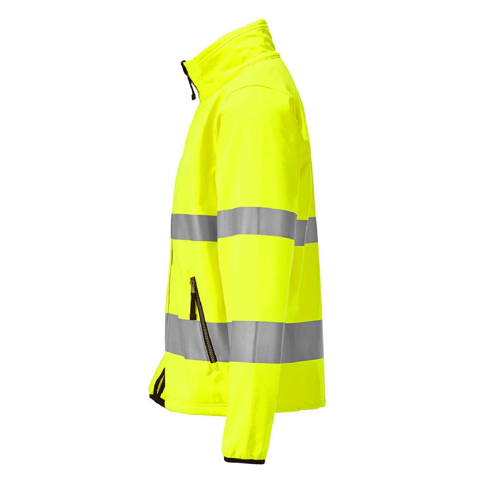 Jobman Softshelljacke HiVis 1202 Gelb Gre M - bei KOX online bestellen | XXJB1202G-M
