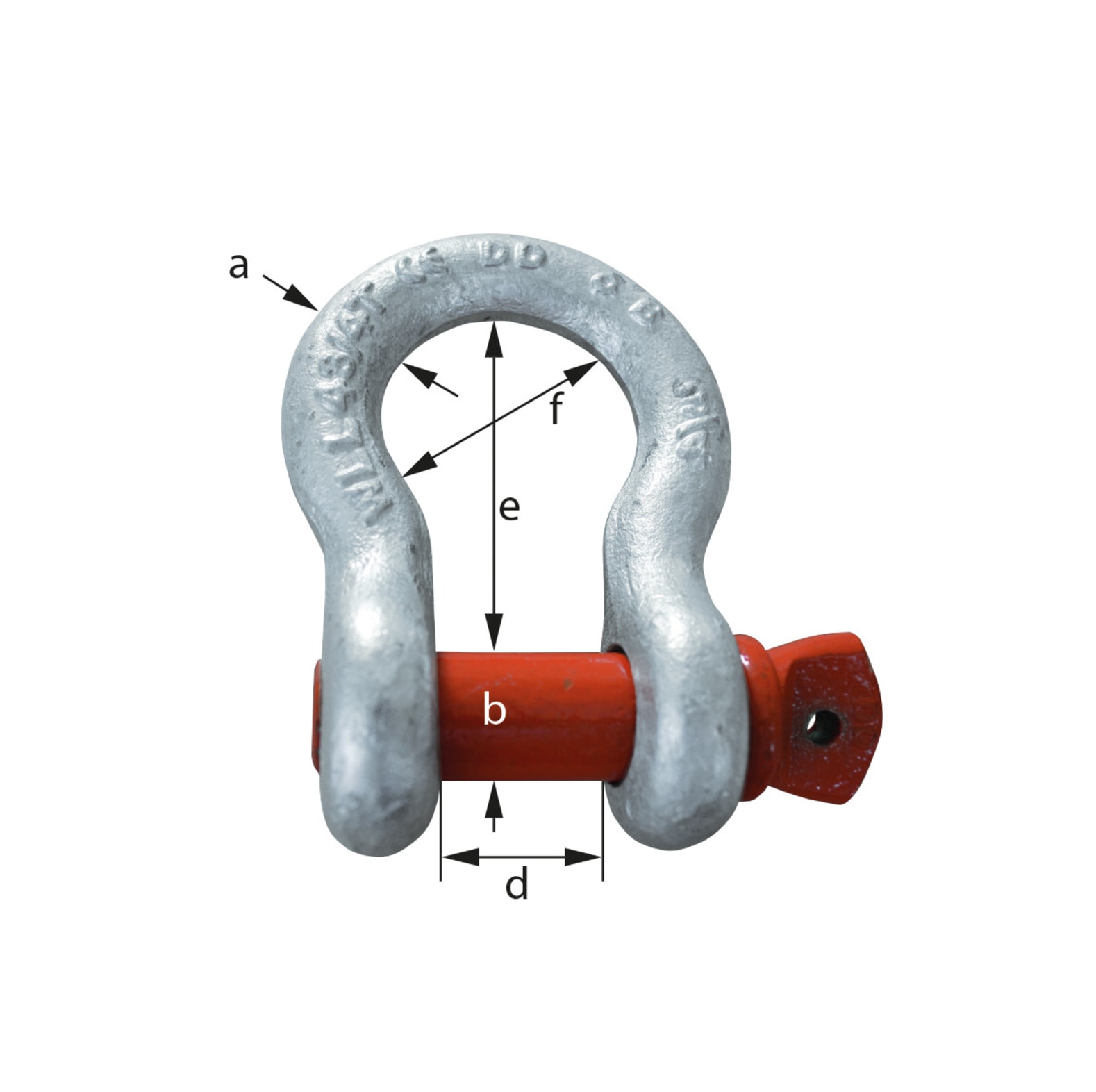  Schakel boutdiameter 11 mm / gebogen - bij KOX online bestellen | XXOSRU11 