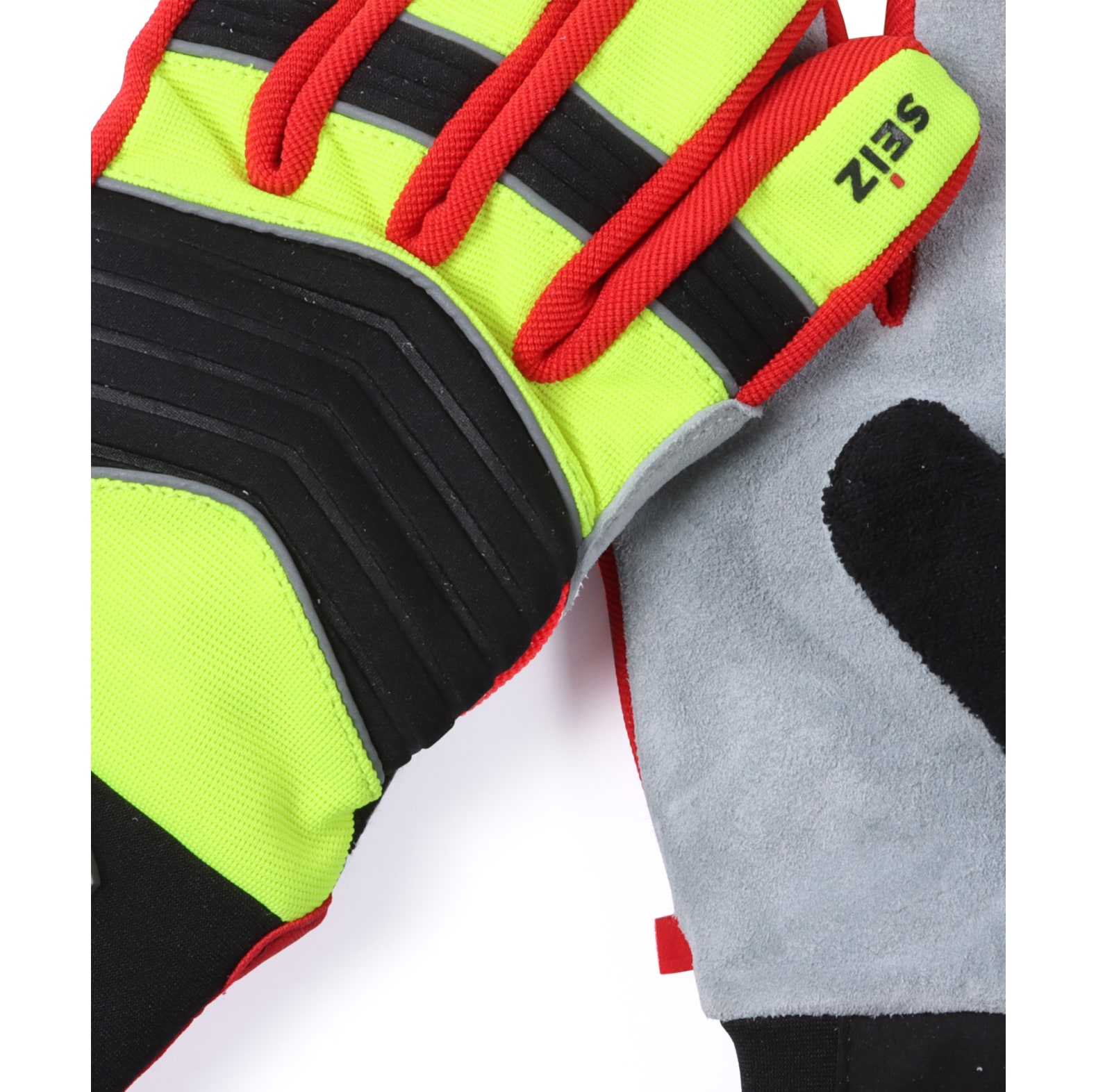Seiz Jagdhandschuhe Wild Trail Gelb/Schwarz/Rot - bei KOX online bestellen | XX75325
