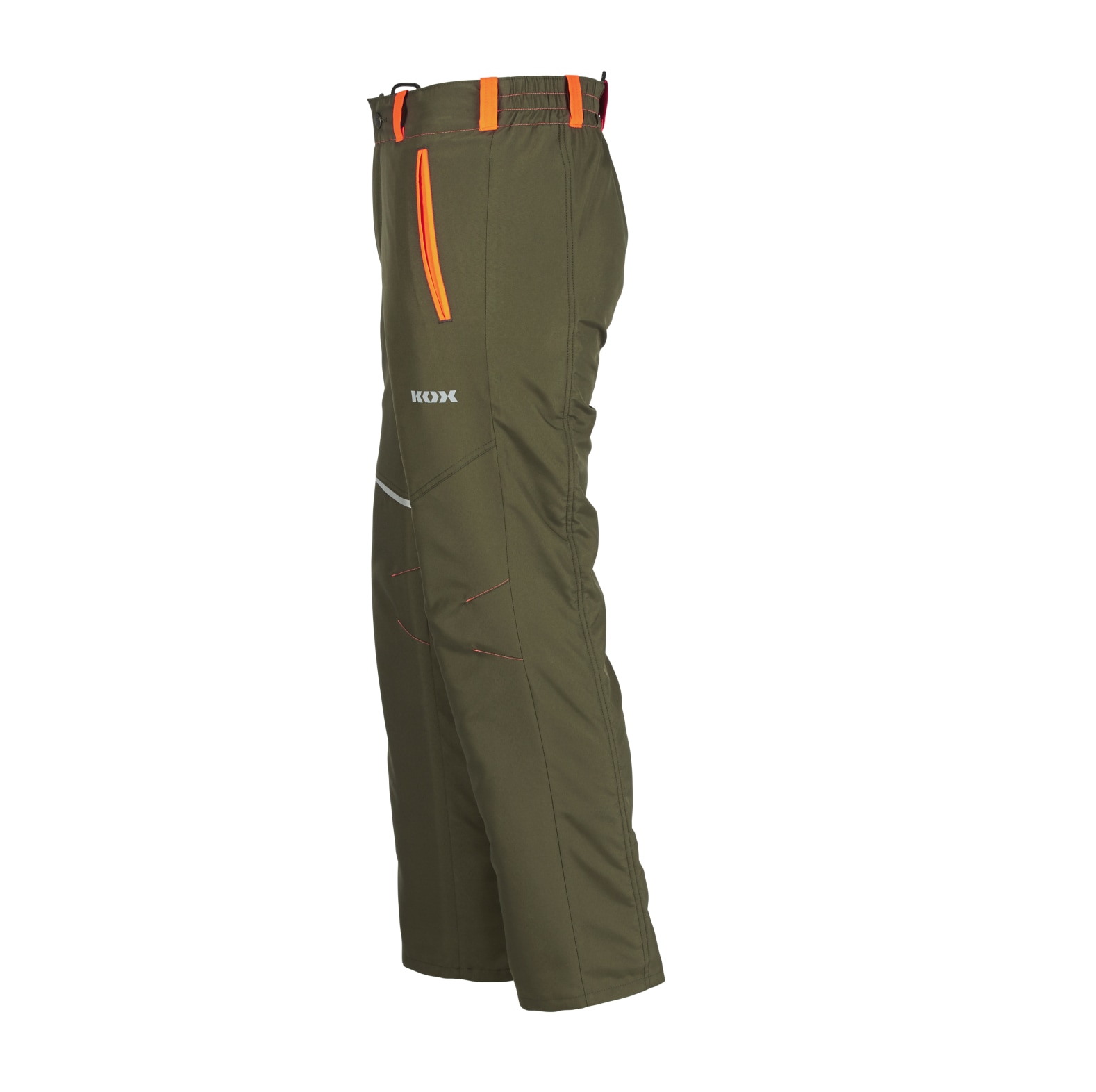 KOX snijbeschermingsbroek Vento 3.0 groen/oranje - bij KOX online bestellen | XX71227