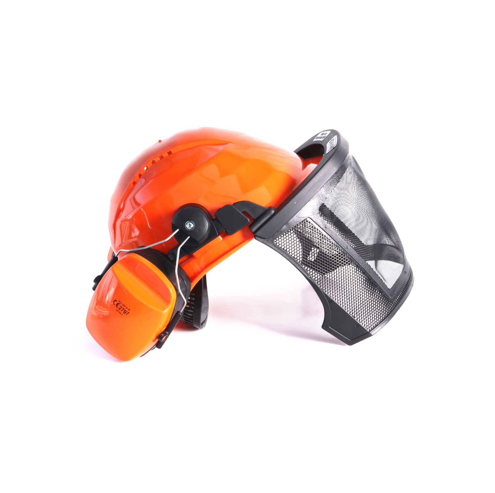 Enha bosbouwhelm met gehoorbescherming en vizier OAK Orange - bij KOX online bestellen | XX74106-02