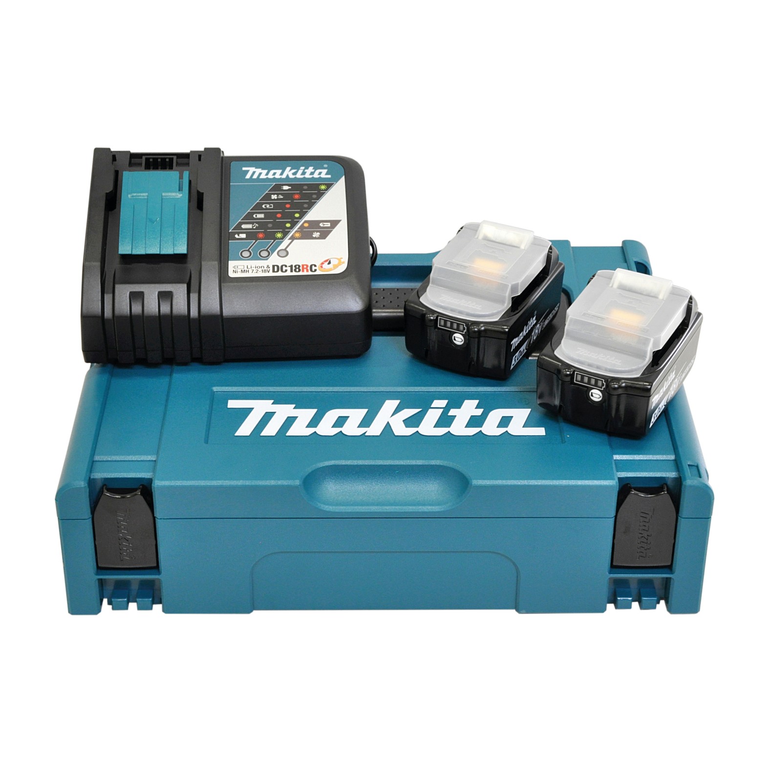 Makita Set Akku und Ladegert / Makita Power Source Kit inkl. 3, 0 Ah, 2 x 18 V Akkus - bei KOX online bestellen | XXMAK-PSK-3.0