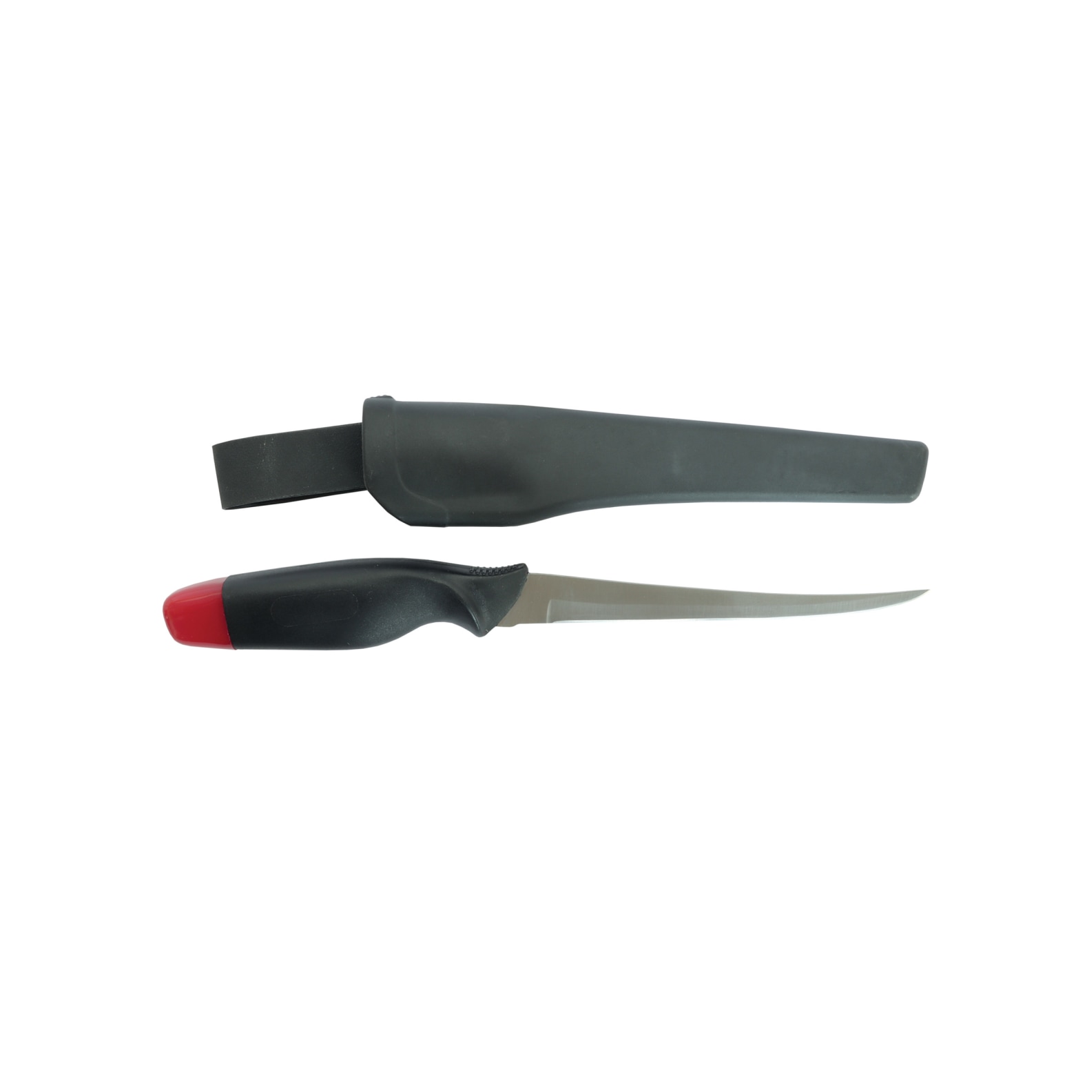 D�RR Fischfiletiermesser / Jagdmesser FM-155 / 15, 5 cm / Schwarz/Rot - bei KOX online bestellen | XXDR208051