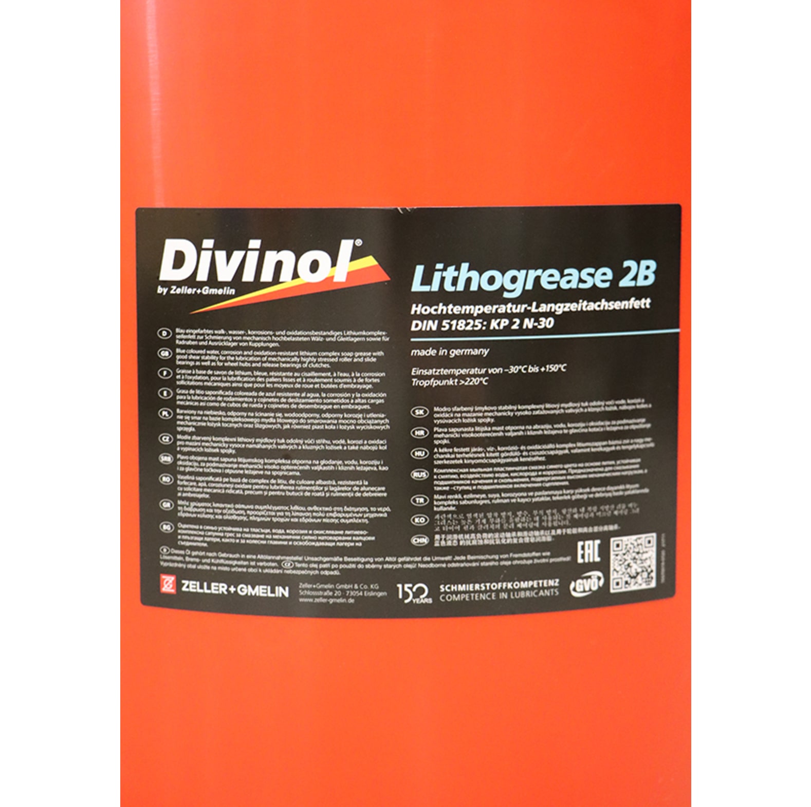 Divinol Lithogrease 2B Langzeit-Fett Blau - bei KOX online bestellen | XX9062