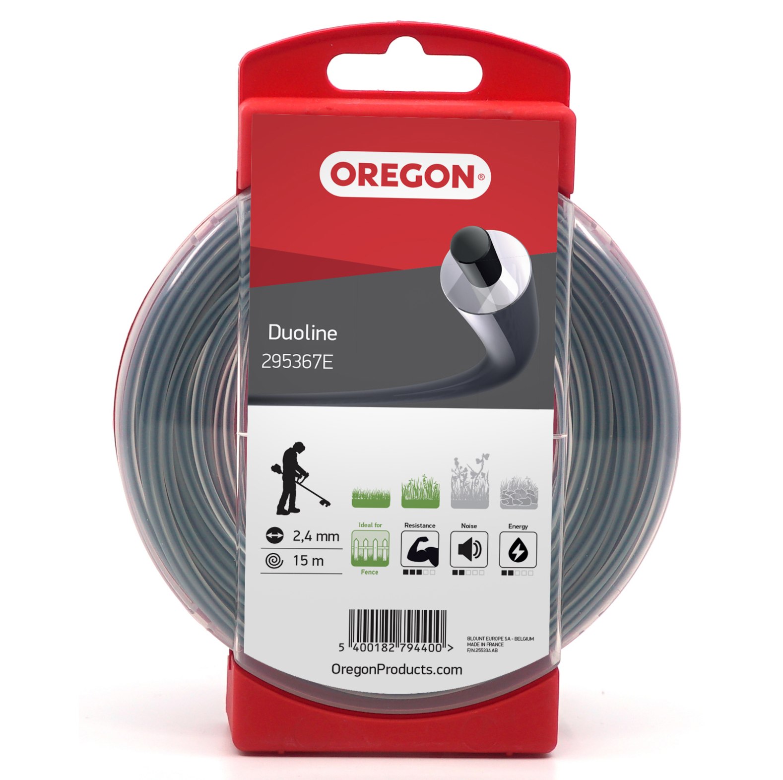 Oregon Duoline trimmer- en maaierdraden 2, 4 mm diameter, 180 m lengte - bij KOX online bestellen | 295367