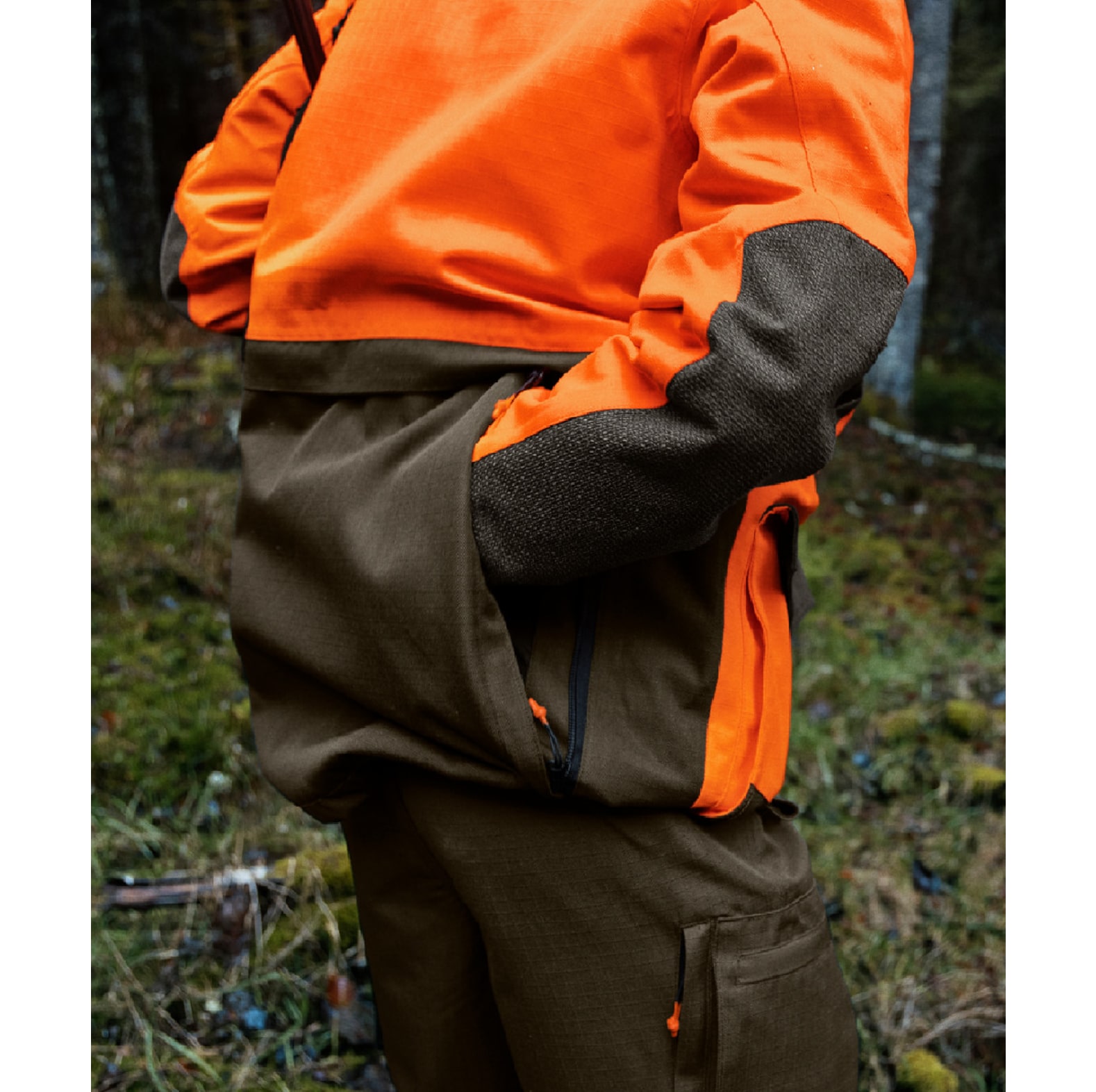 Veste de chasse Venture Rover Pine Green / Orange fluo de Seeland - commander en ligne chez KOX | XXSL1021929