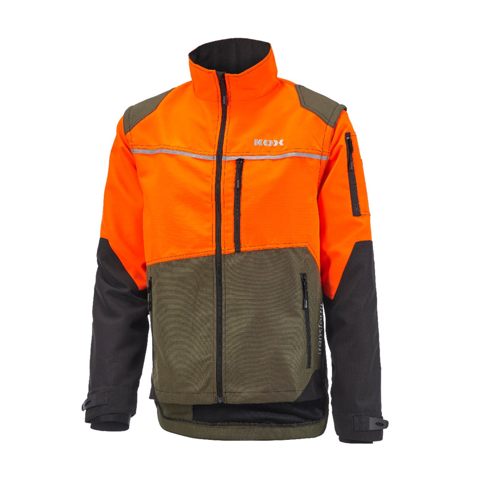  KOX Forstjacke Transform Olivgrn/Orange - bei KOX online bestellen | XX71432 