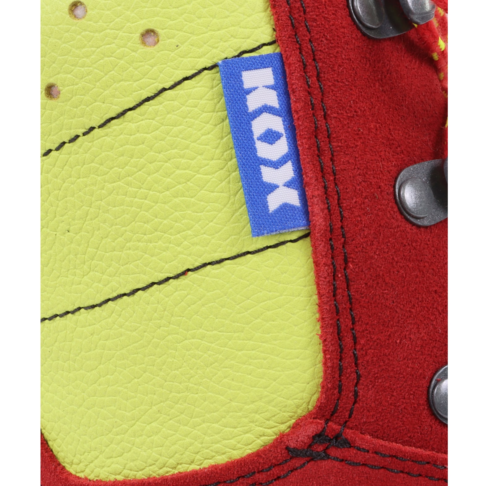 HAIX Protector 2.0 brodequins de protection anti-coupures dition KOX avec Gore-Tex rouge/jaune - commander en ligne chez KOX | XX73135