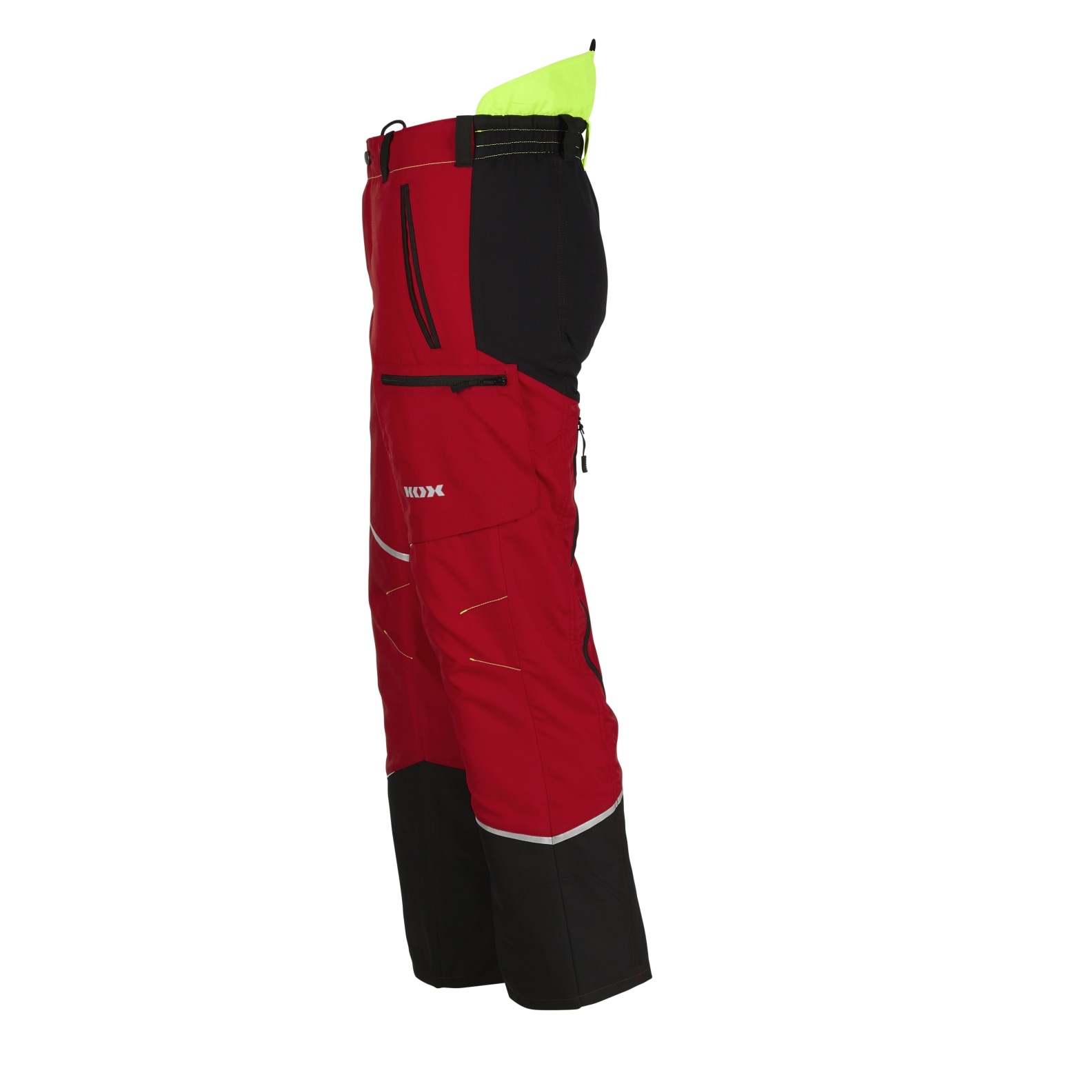 KOX Schnittschutzhose Mistral 3.0 Rot/Gelb Gre 29 untersetzt - bei KOX online bestellen | XX71229-29