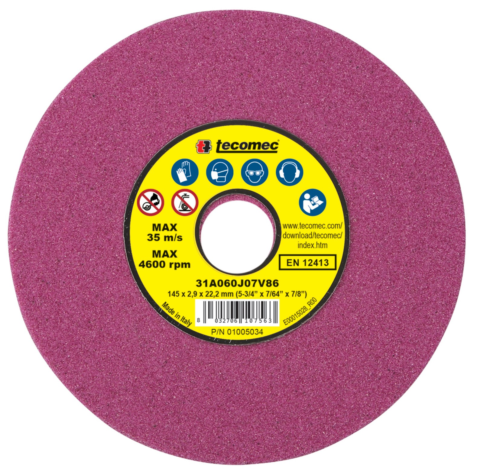  Tecomec meule pour chane de trononneuse (1/8