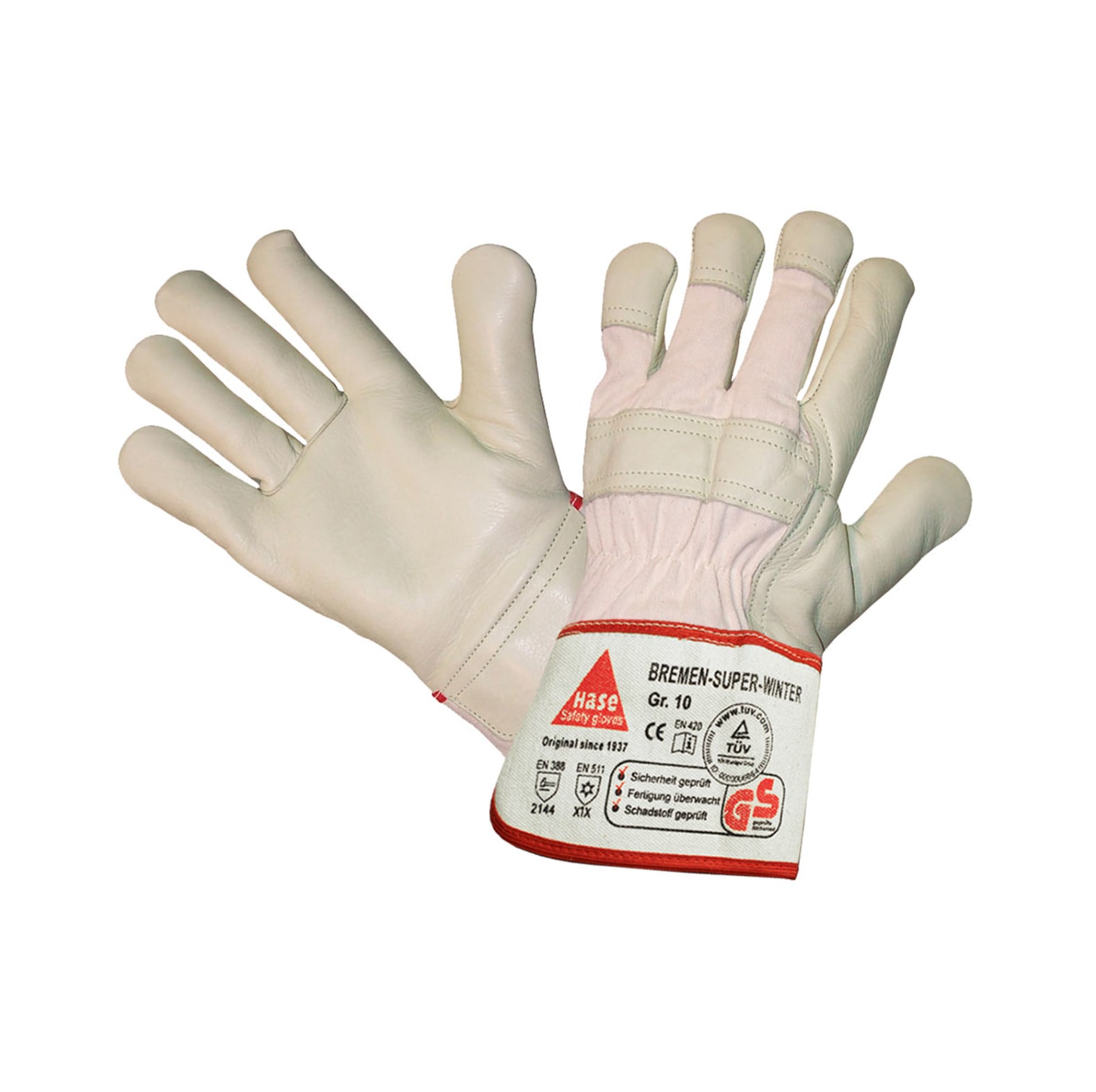  Haas werkhandschoenen / winterhandschoenen Bremen Super n maat 10 - bij KOX online bestellen | XX75308-03 