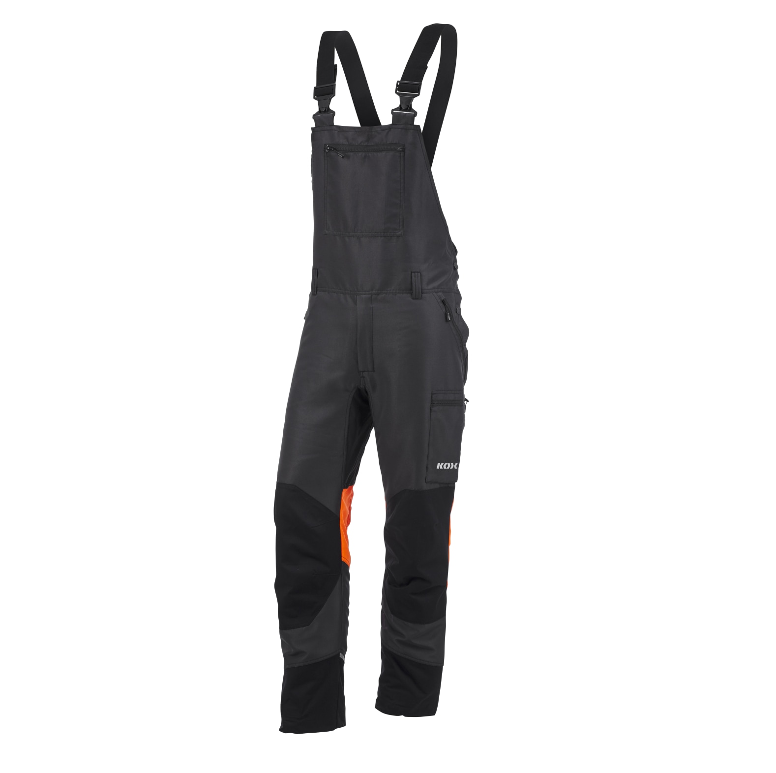  KOX Schnittschutz Latzhose Duro 3.0 Anthrazit/Orange Gre 29 untersetzt - bei KOX online bestellen | XX71115-29 