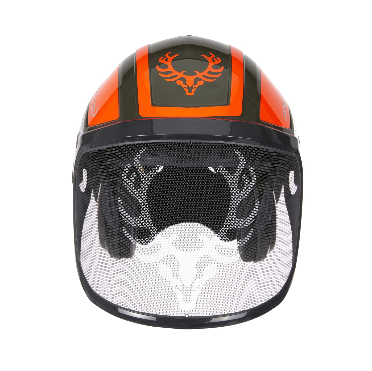  PROTOS casque forestier/casque de protection KOX Edition avec protection auditive et visire Integral Forest Vert olive/Orange fluo OneSize - commander en ligne chez KOX | XX74131 