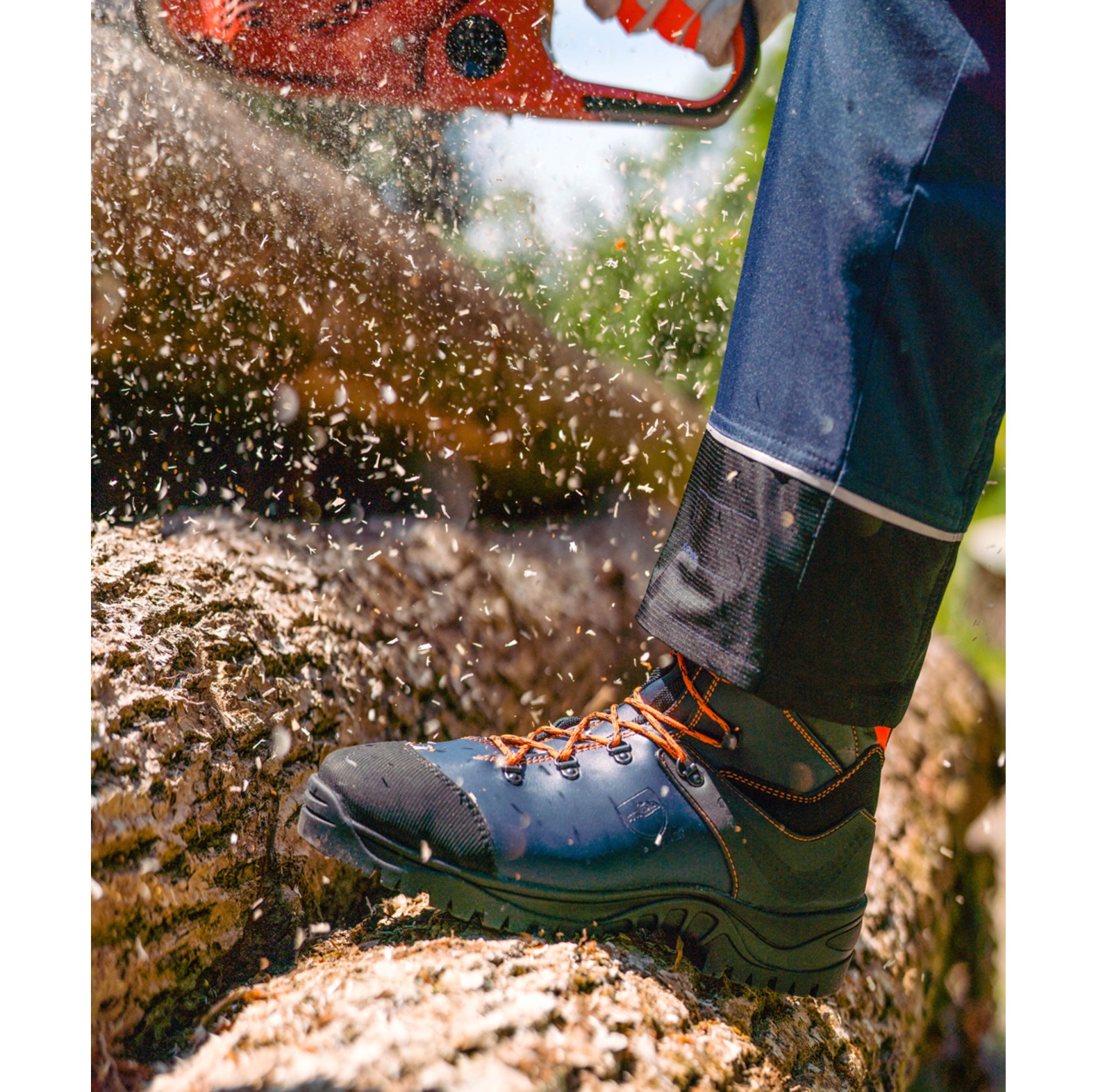 KOX Schnittschutzstiefel / Schnittschutzschuhe UNO Dunkelblau - bei KOX online bestellen | XX73123