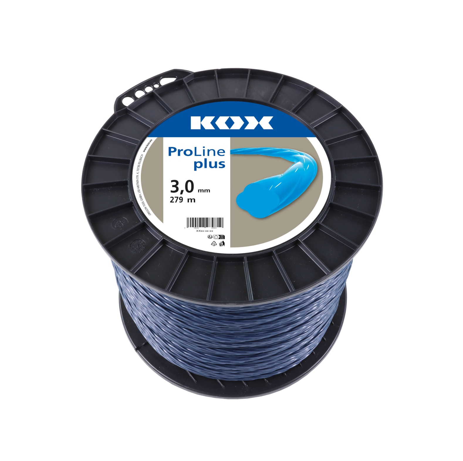  KOX Freischneidefaden ProLine Plus twist 3, 5 mm Durchmesser, 205 m L�nge - bei KOX online bestellen | XXF219-35-21 