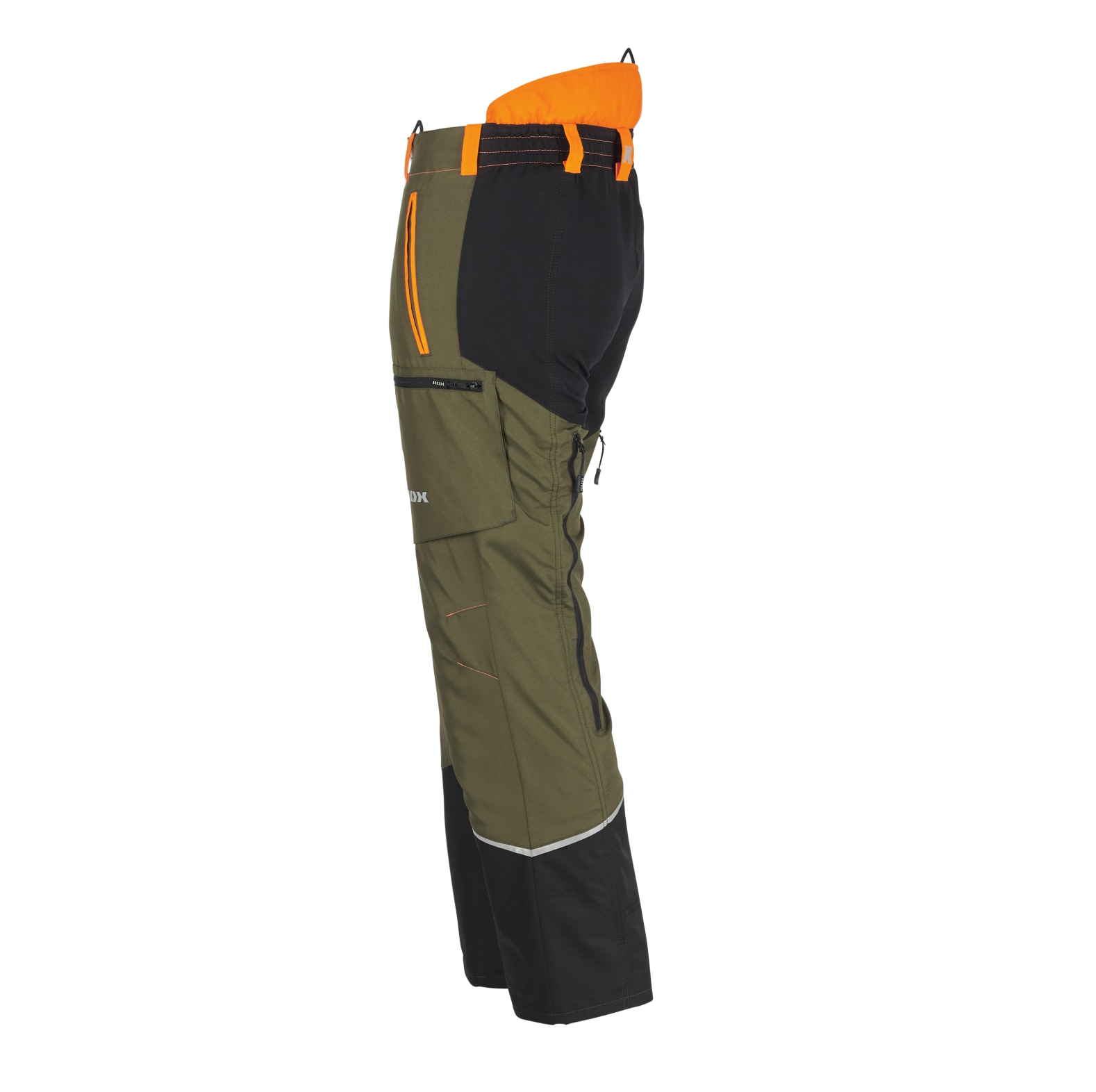 KOX Schnittschutzhose Mistral 3.0 Grn/Orange Gre 29 untersetzt - bei KOX online bestellen | XX71228-29