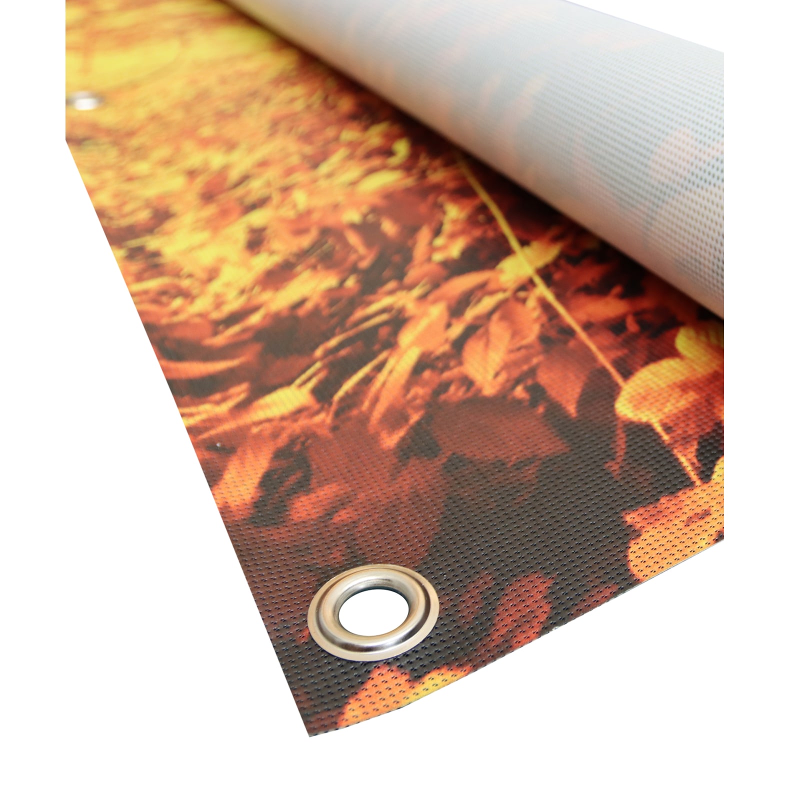 KOX waarschuwings-/camouflagenet bos 4 x 1 m met edelstalen oogjes - bij KOX online bestellen | XX9756