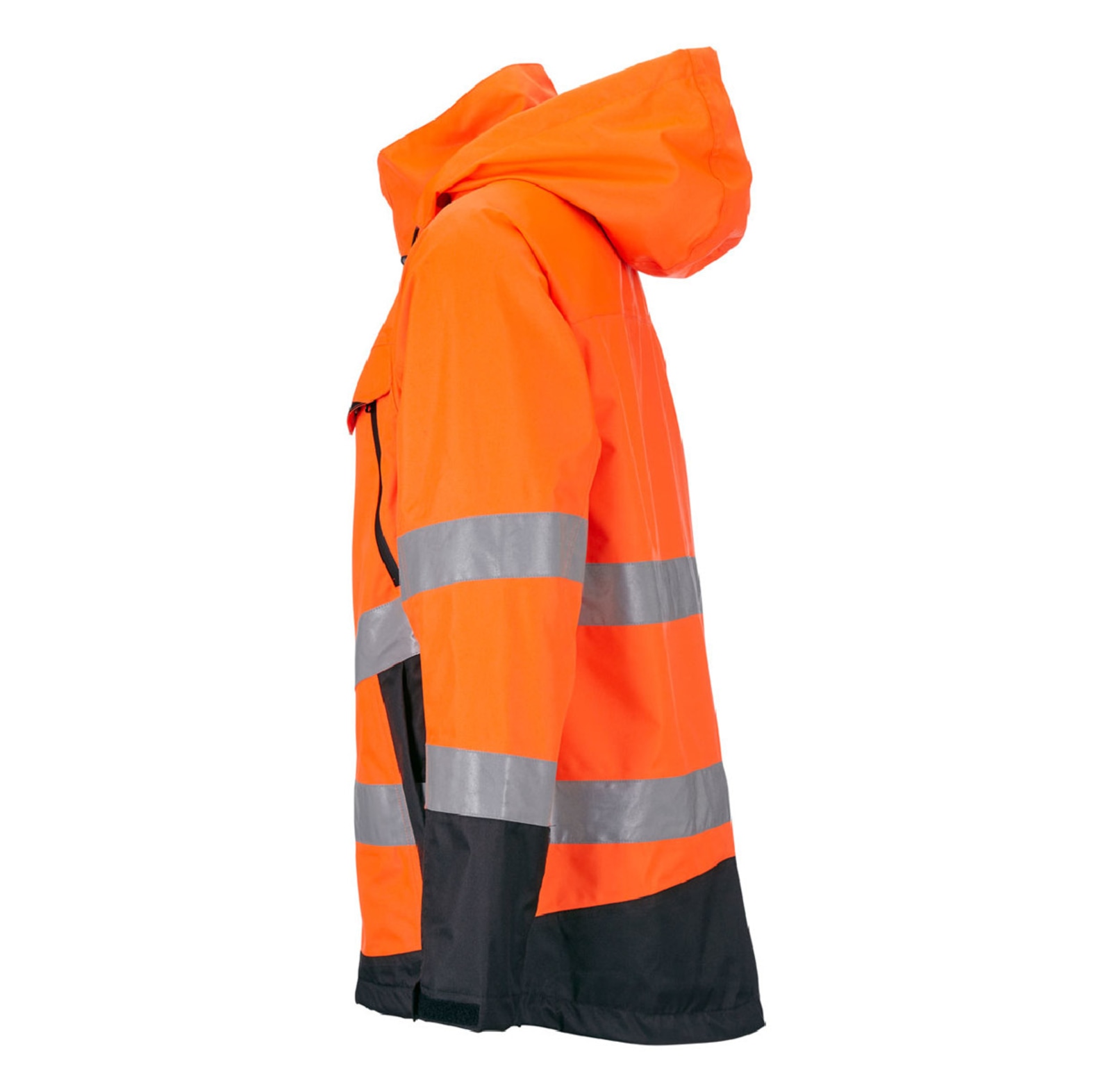 Jobman Softshelljacke HiVis 1283 Orange/Schwarz Gr��e M - bei KOX online bestellen | XXJB1283O-M