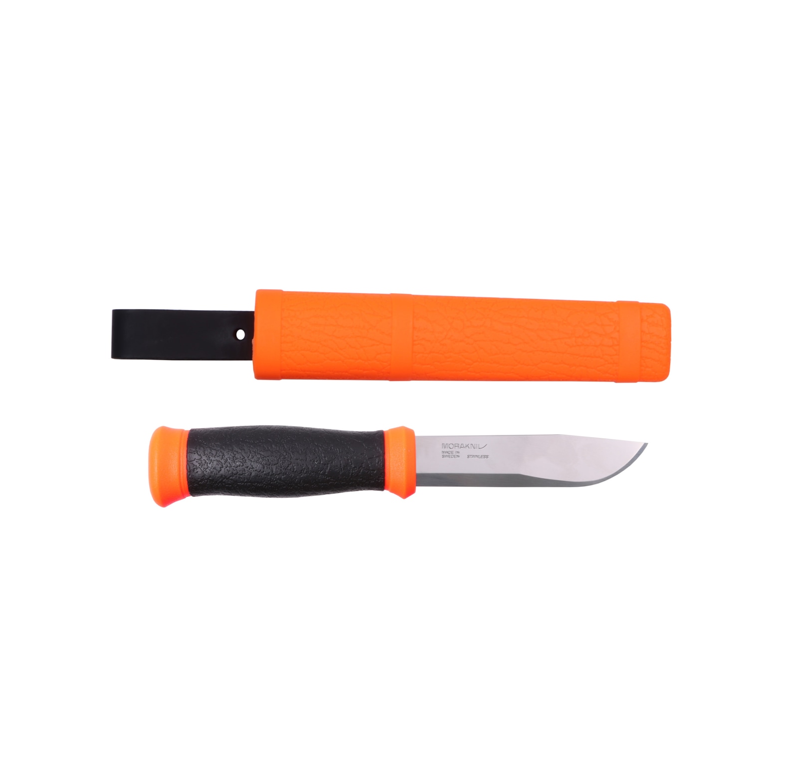MORAKNIV Jagdmesser / Outdoormesser Mora 2000 / 10, 7 cm / Schwarz/Orange - bei KOX online bestellen | XXMO12057