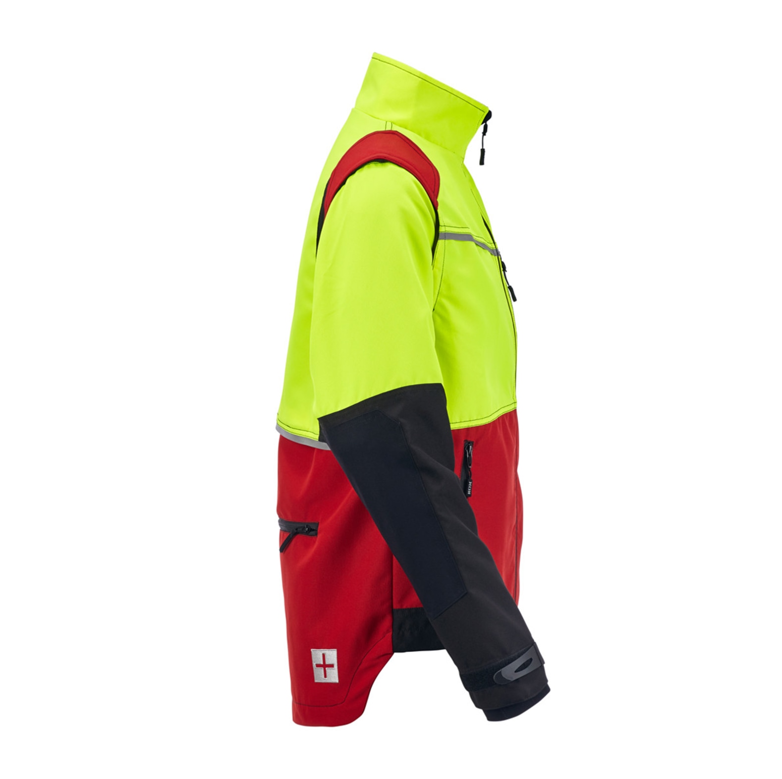 KOX bosbouwjas Transform rood/geel - bij KOX online bestellen | XX71431
