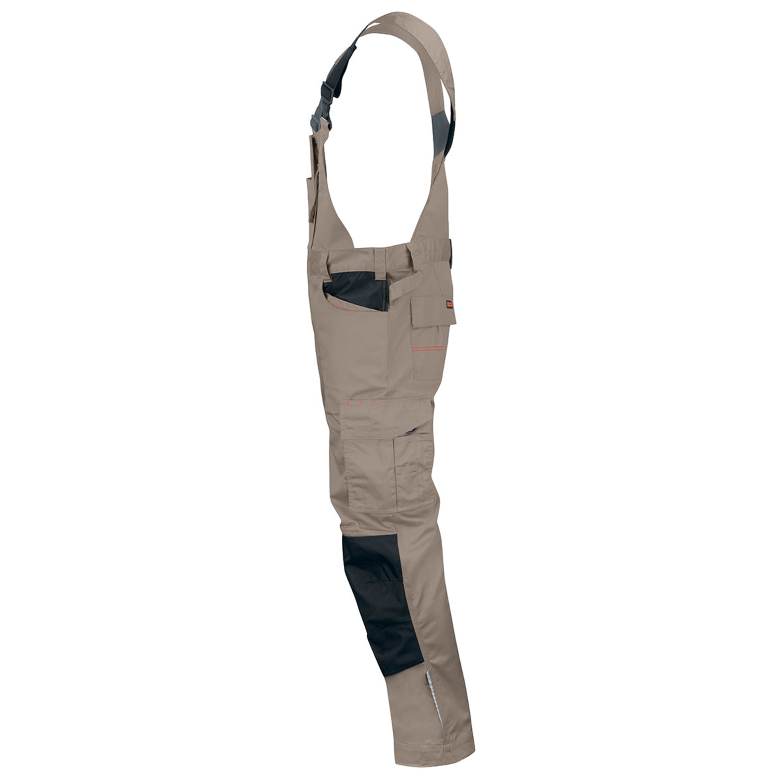 Jobman Latzhose 3730 Khaki/Schwarz Gre 58 - bei KOX online bestellen | XXJB3730K-58