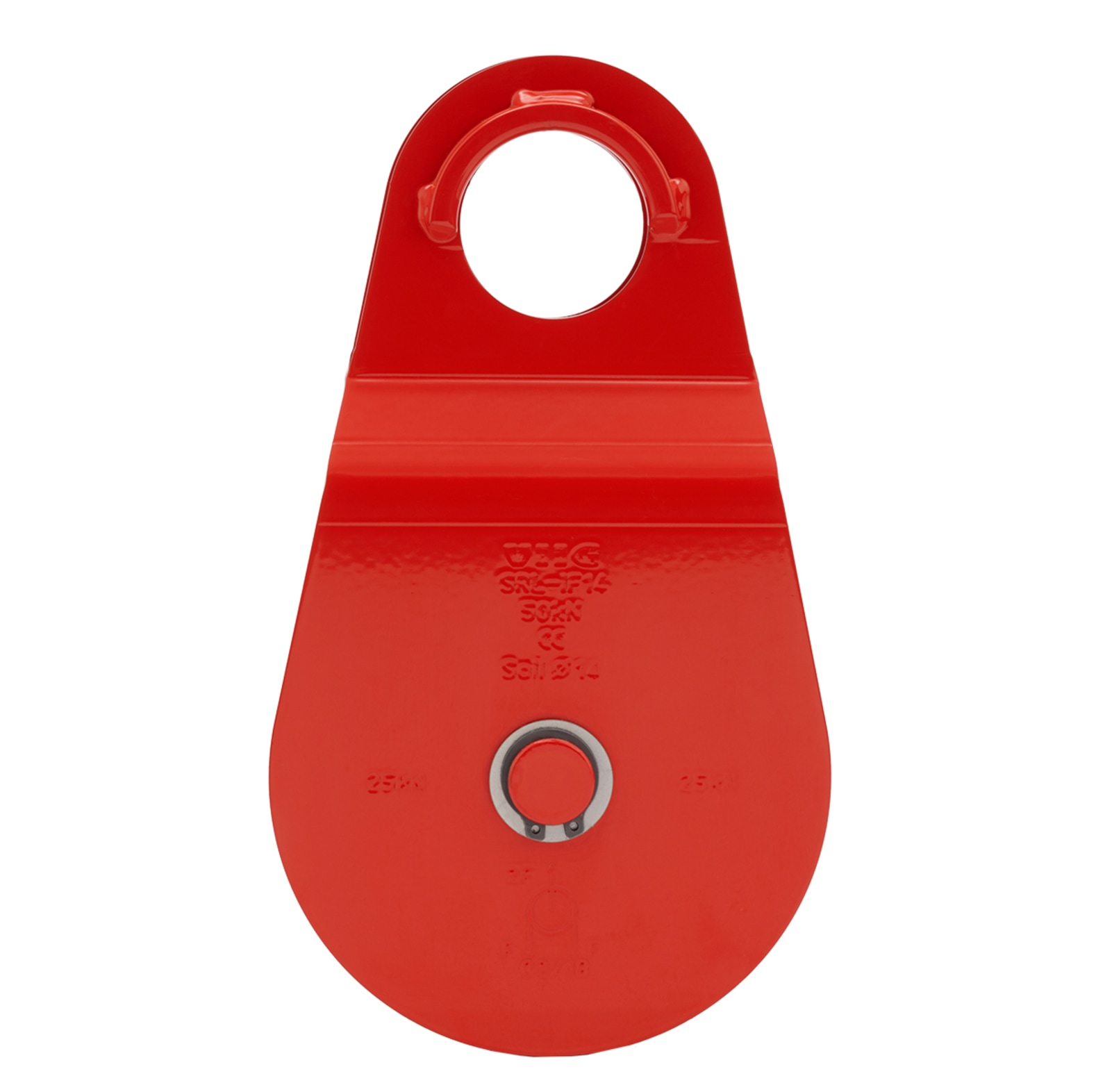 Umlenkrolle mit beweglichen Seitenblechen zul. Zugkraft LC: 5000 daN, Rollen : 140 mm - bei KOX online bestellen | XXGLSR-25